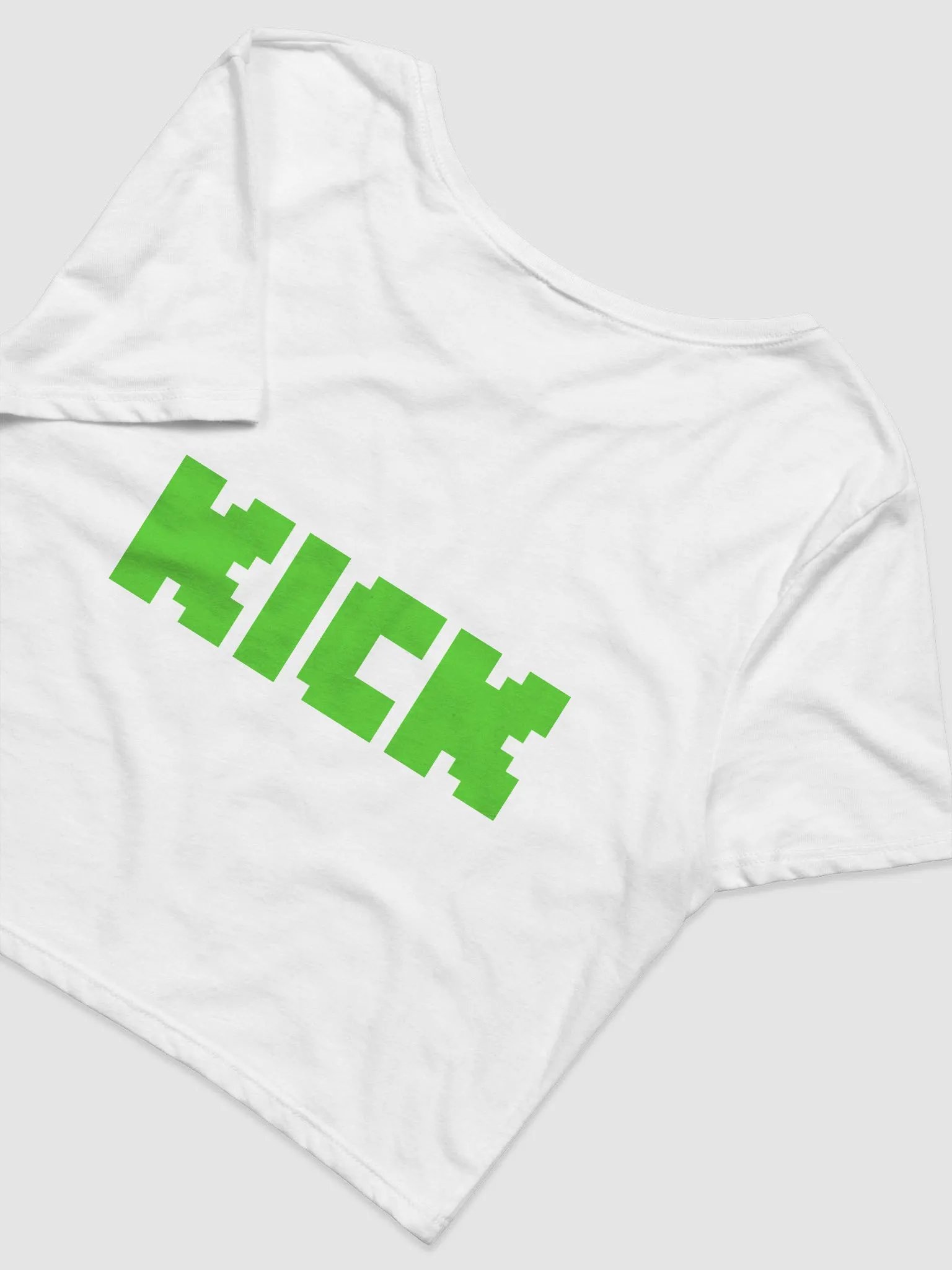 DJ SETSROCKA - Women's Crop Baby Tee - White product image (4)