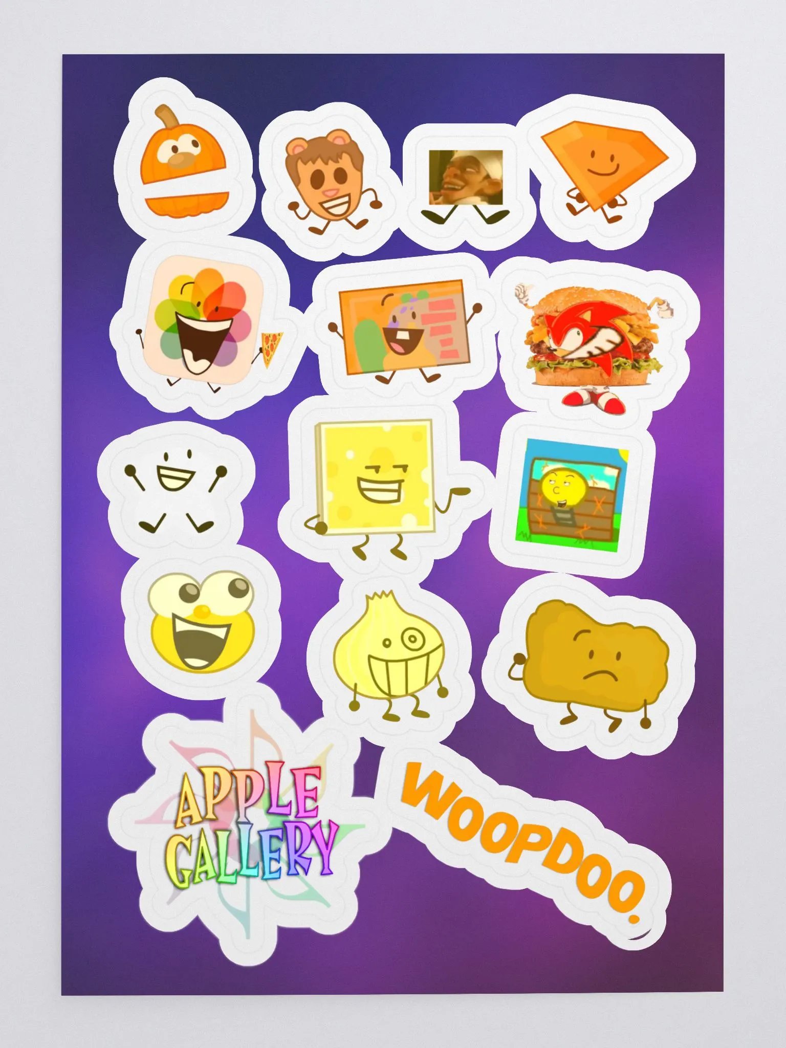 10 Years Sticker Sheet - YELLOW product image (1)