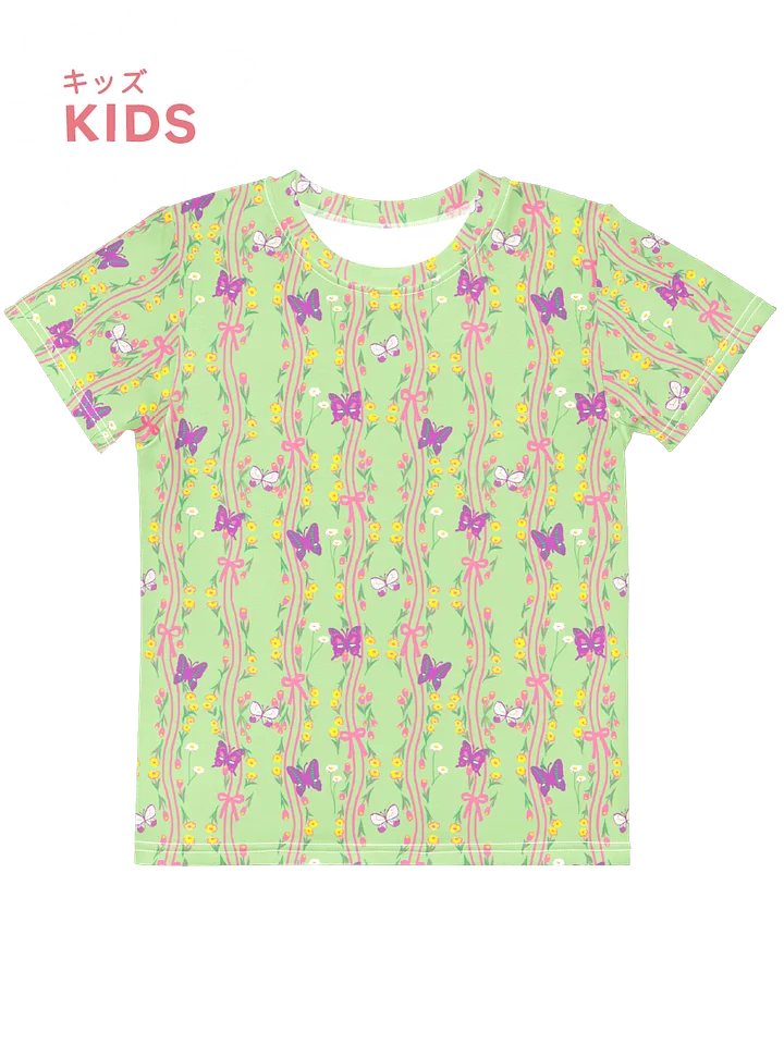 KIDS キッズ | Dancing Breeze Tee – Green | 2T-7 | 90cm-120cm product image (2)