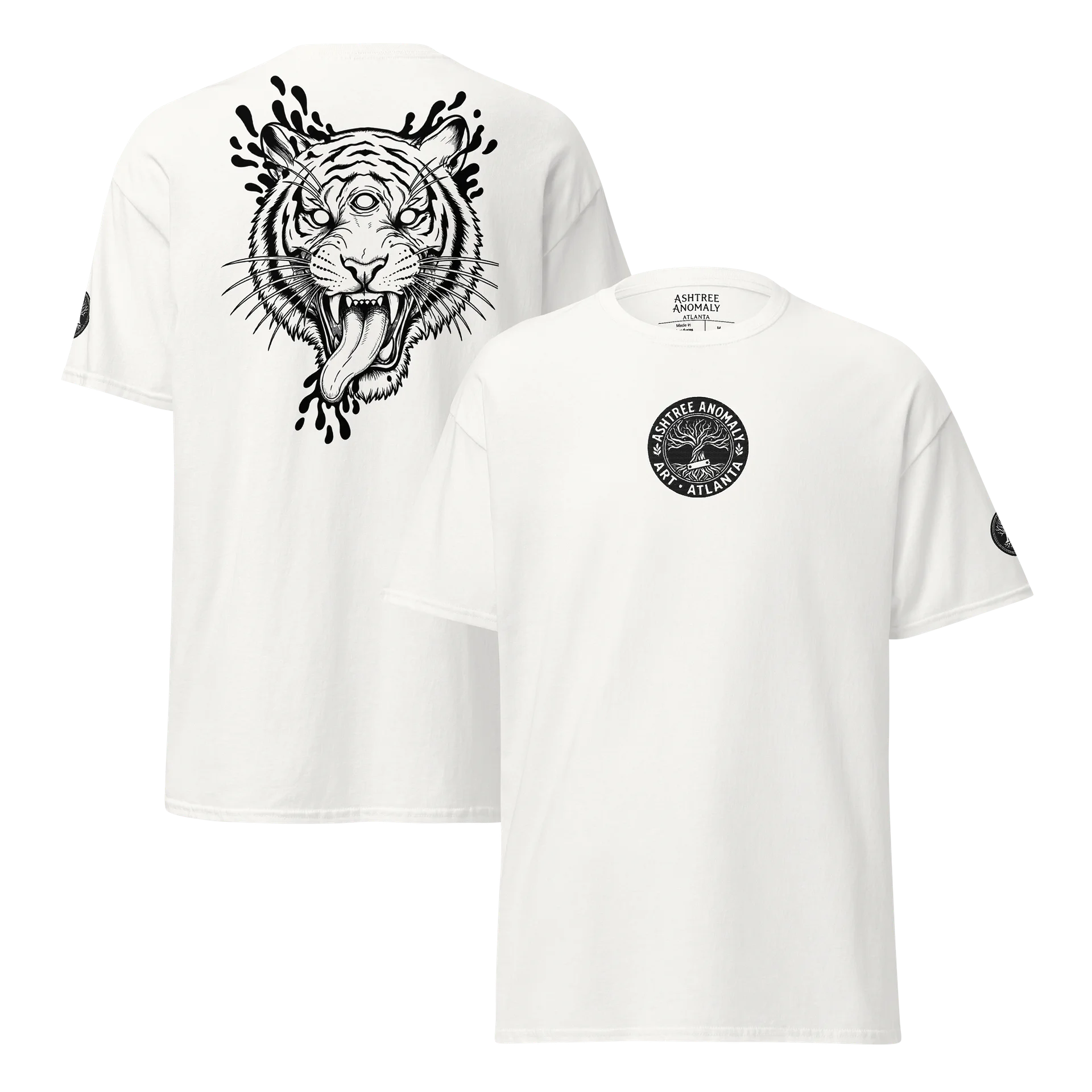 Aubie Aggro White-T product image (5)