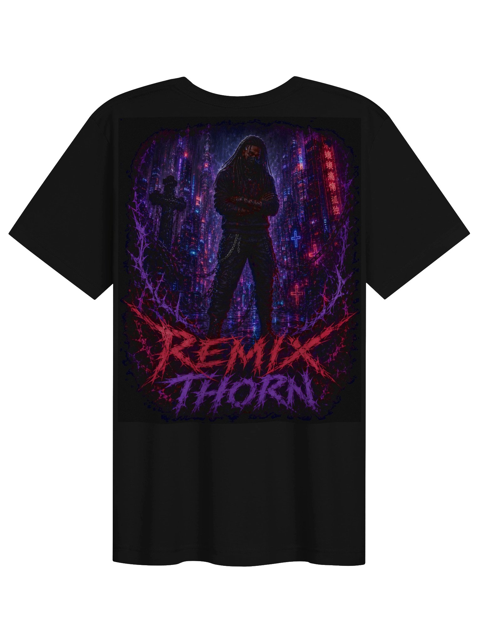 REMIX THORN Cyberpunk Graphic Tee product image (2)