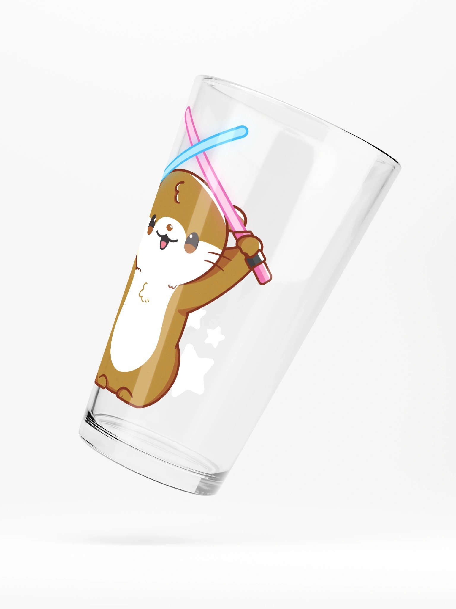 OtterWorldly Pint Glass product image (5)