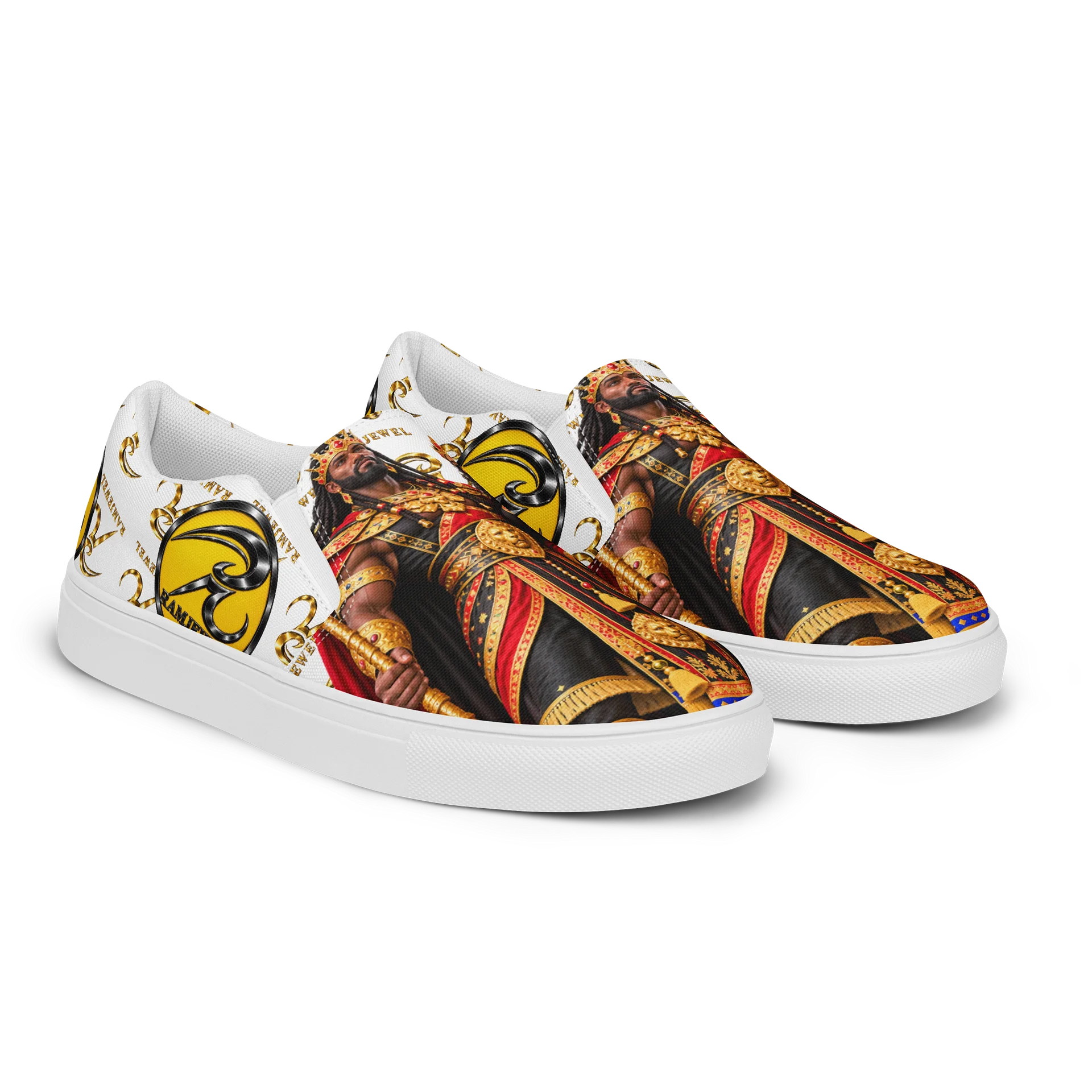 Jew&Me Branded Slip-On Canvas Shoes Design M2 product image (2)
