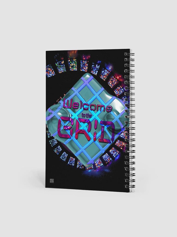 Flamedra Raid Grid Spiral Notebook product image (2)