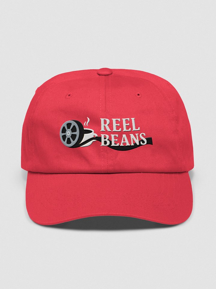 Reel Beans Classic Baseball Cap — Wear Your Coffee & Cinema Passion product image (4)