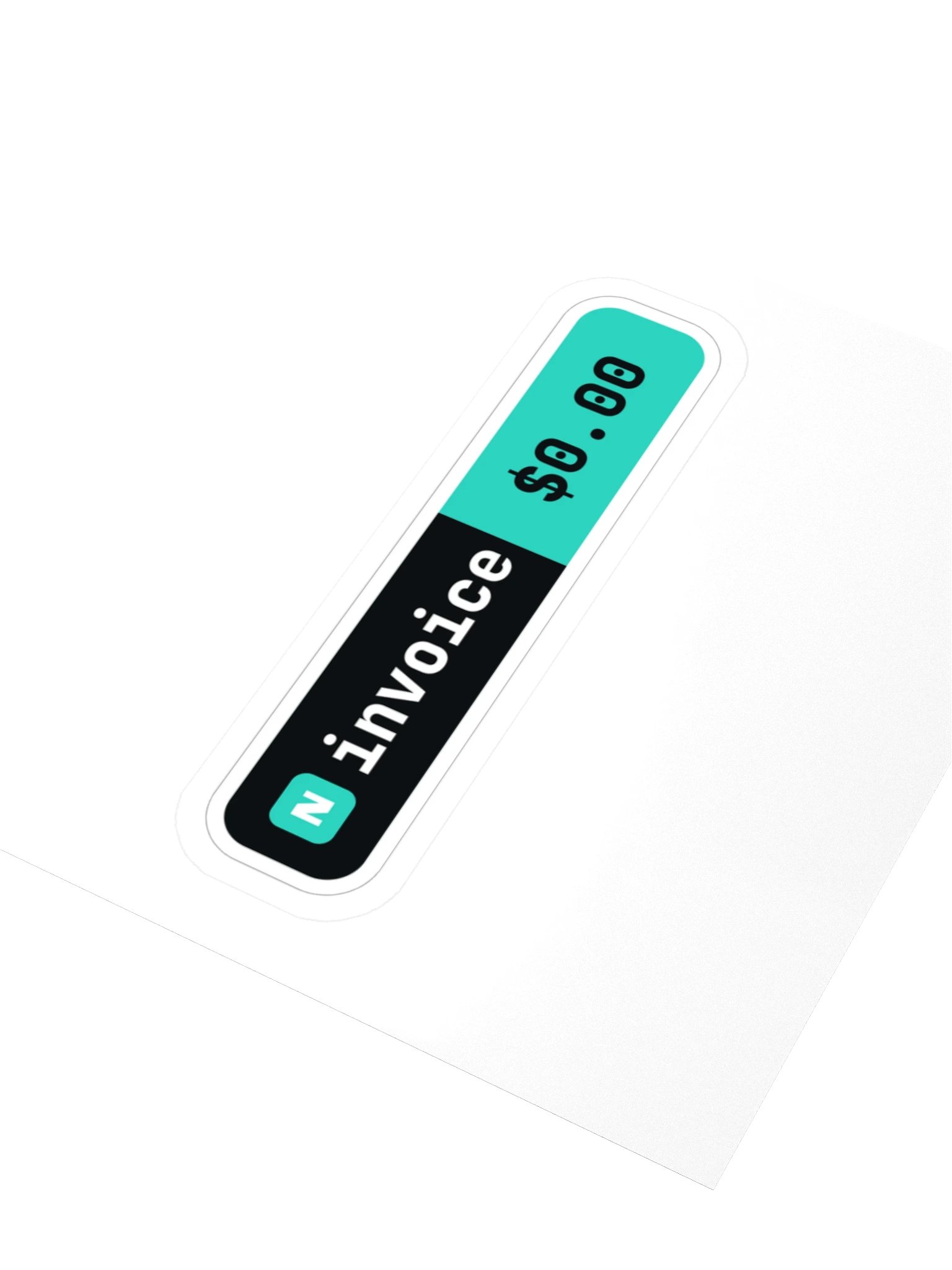 invoice | $0.00 Badge Sticker product image (3)