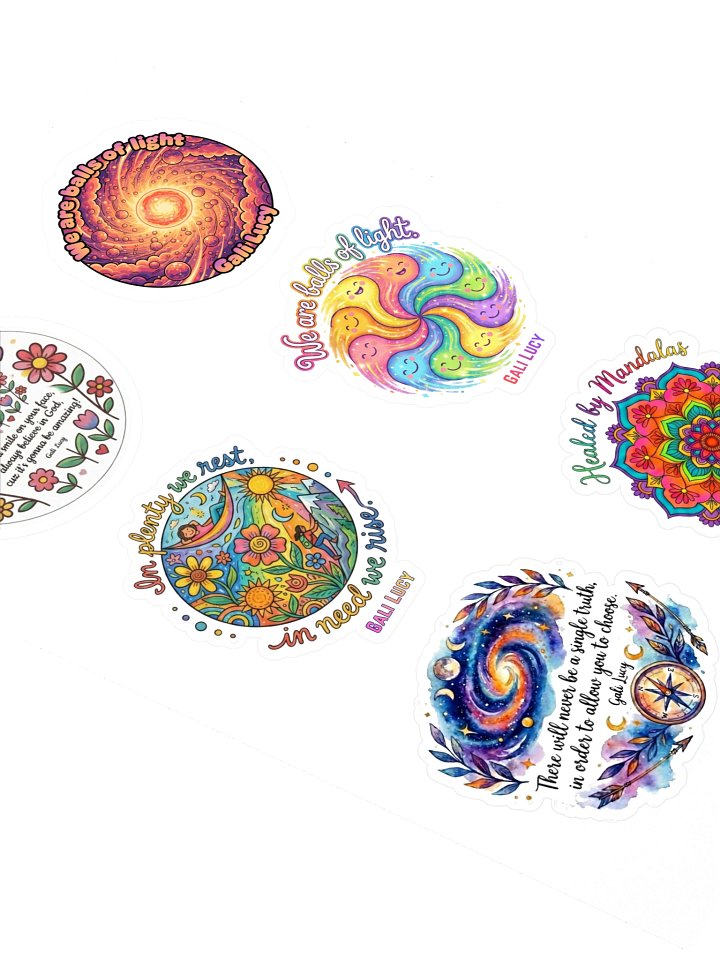Set of 6 Stickers - Style 2 product image (2)