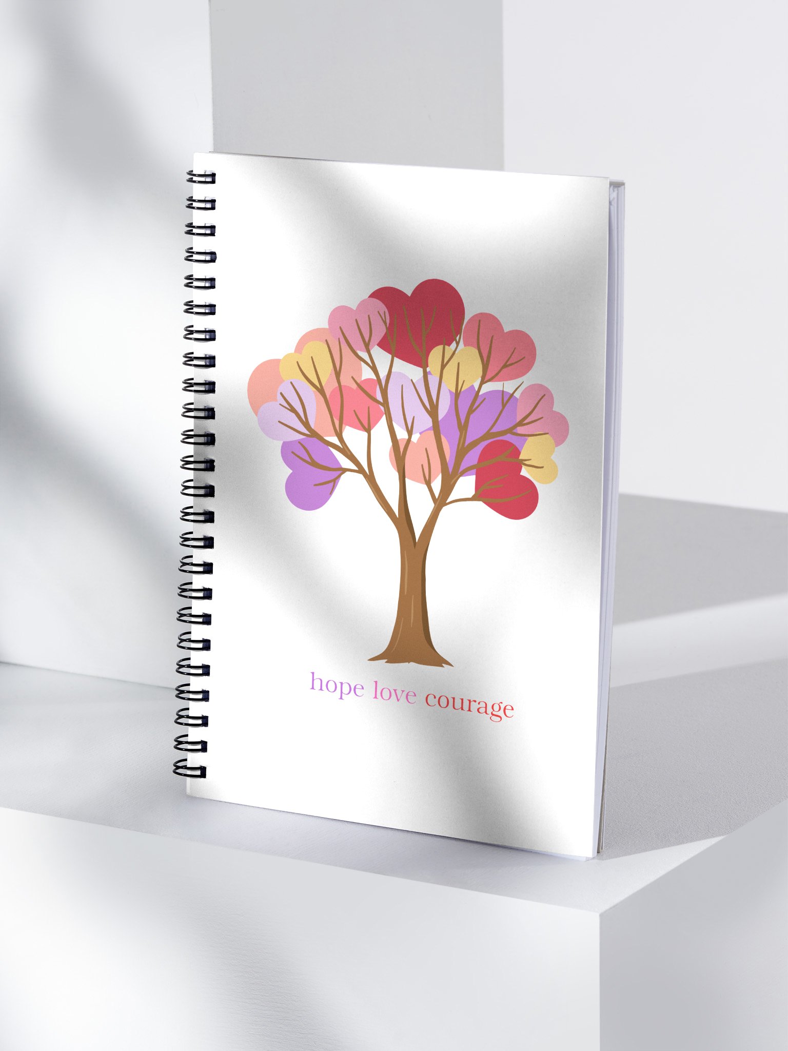 ''Hope love courage'' notebook product image (4)