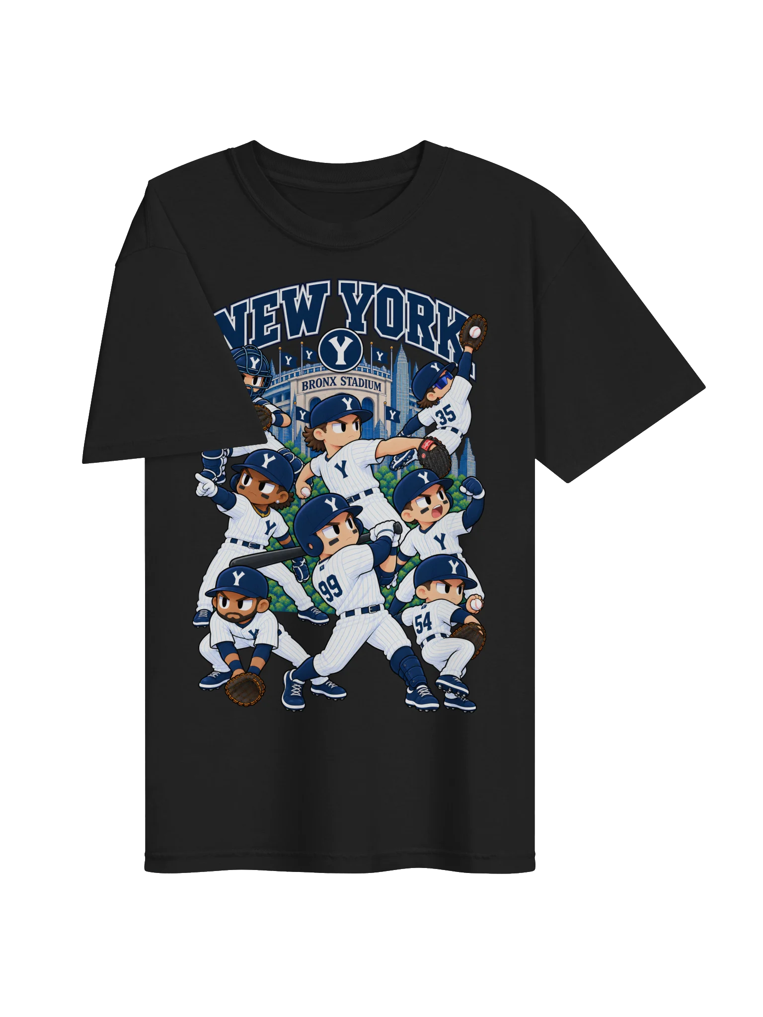 New York Bronx Baseball Animated Player T-Shirt product image (3)
