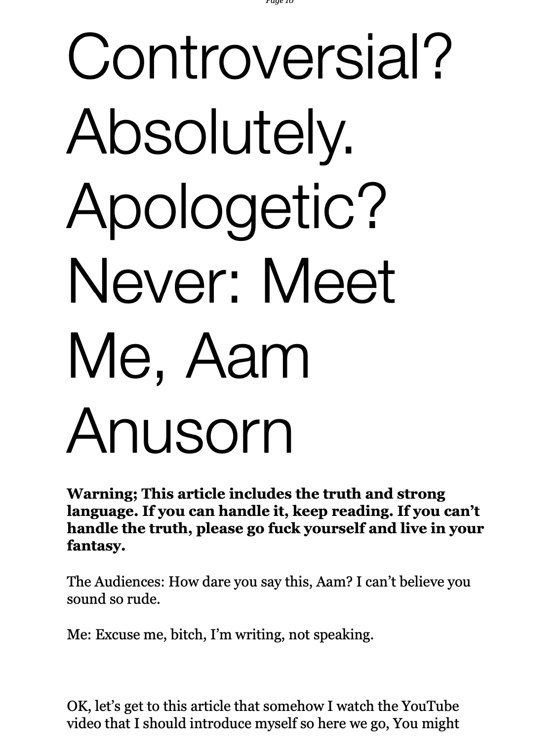 It's Not Me, It's You: Real Talk—If You Don’t Like It, Shame on You (Oops!) product image (4)