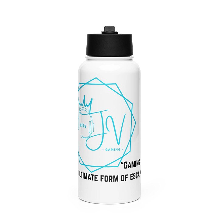 Gaming Stainless Steel Waterbottle w/Straw Lid product image (1)
