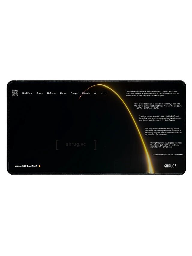 Shrug Deep Tech Mat