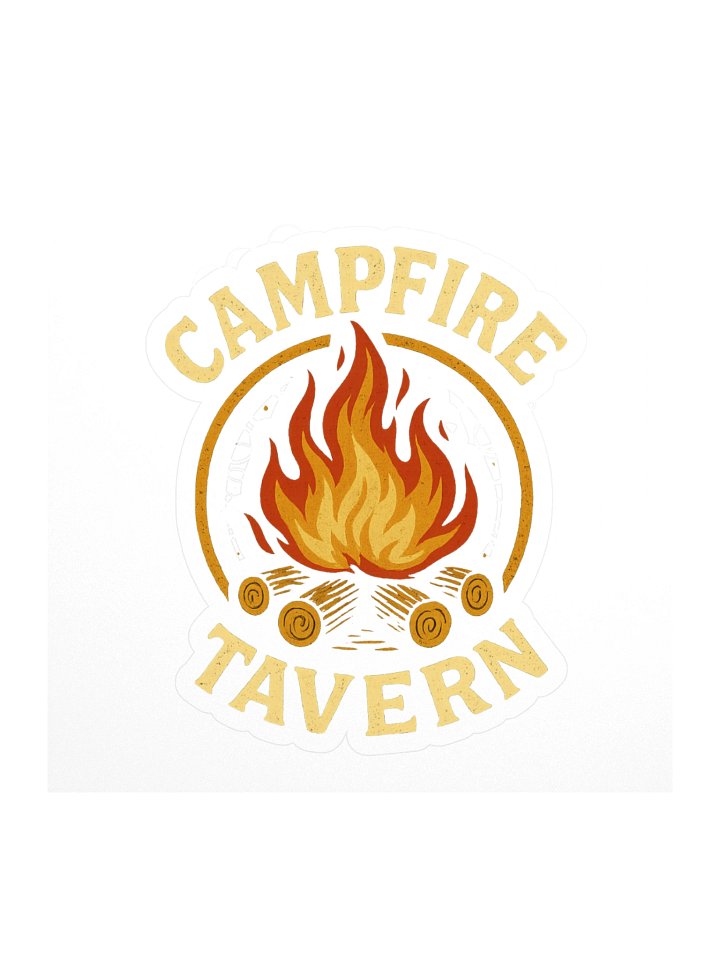 Campfire tavern | Kiss cut sticker product image (1)
