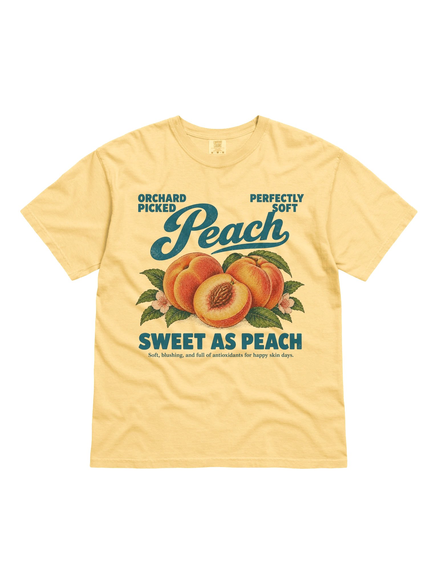 Sweet As Peach Vintage Graphic Tee product image (1)