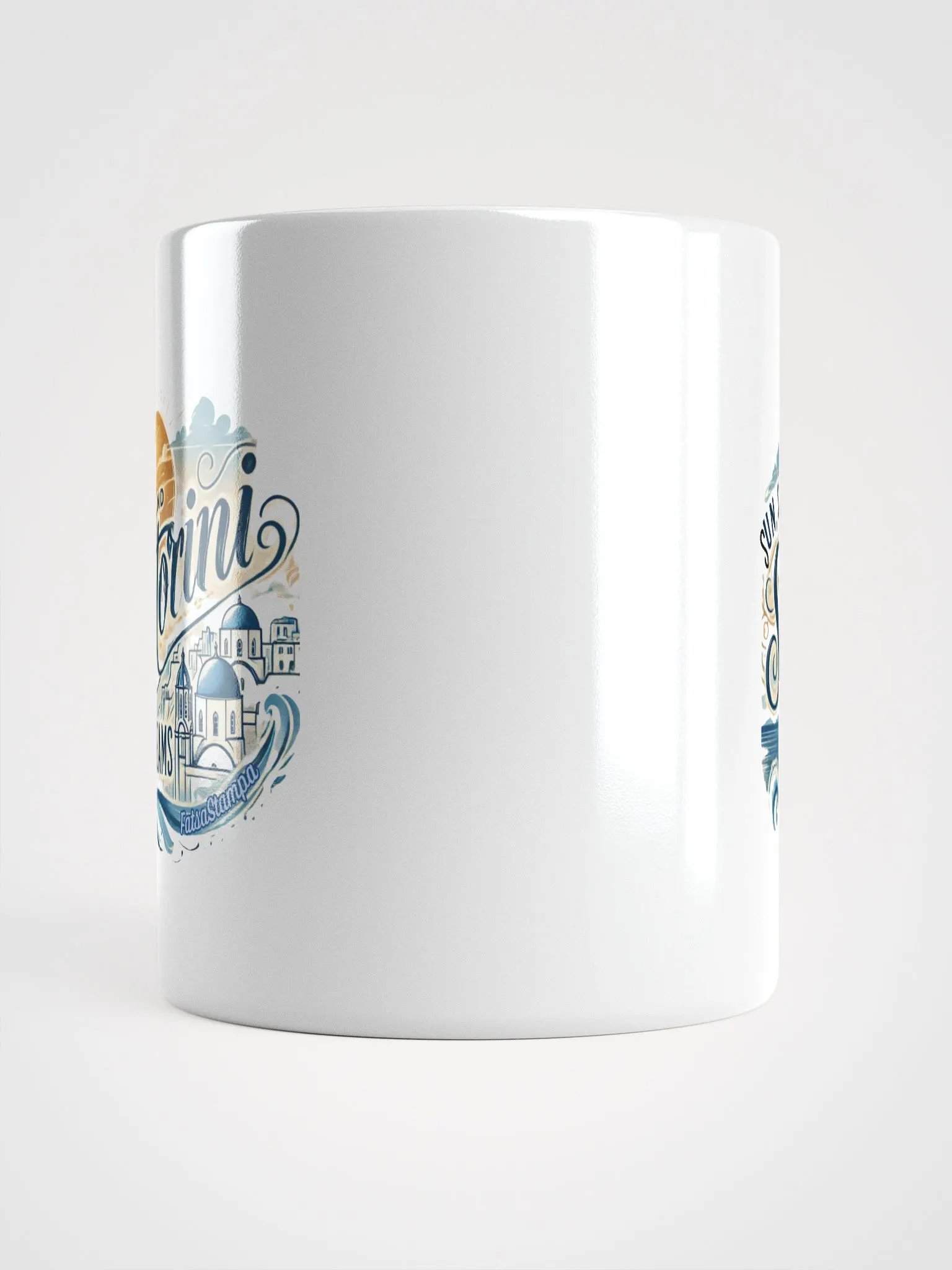 Santorini Dreams- Sunny Greece Island Vibes Mug product image (5)