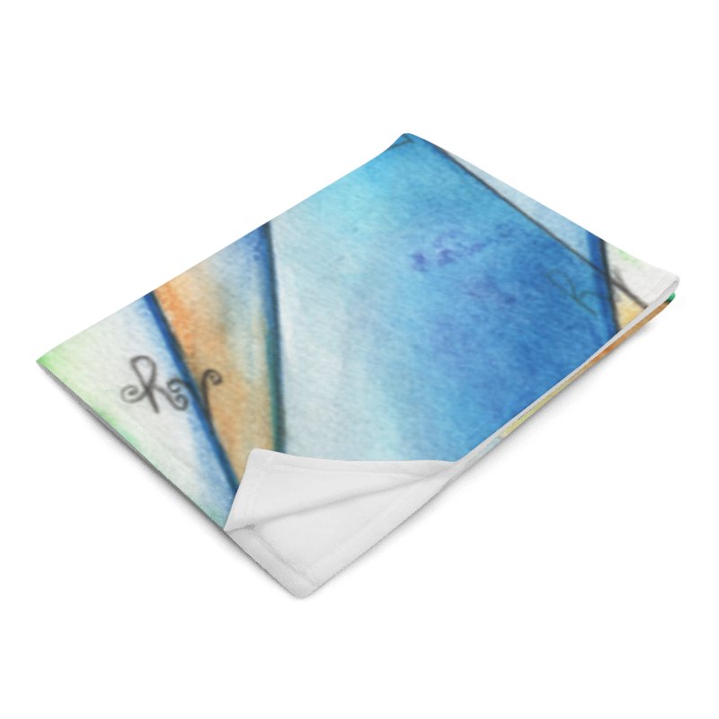 Circles to Circles #5 - Stereographic Projection Mathematical Art Blanket product image (5)