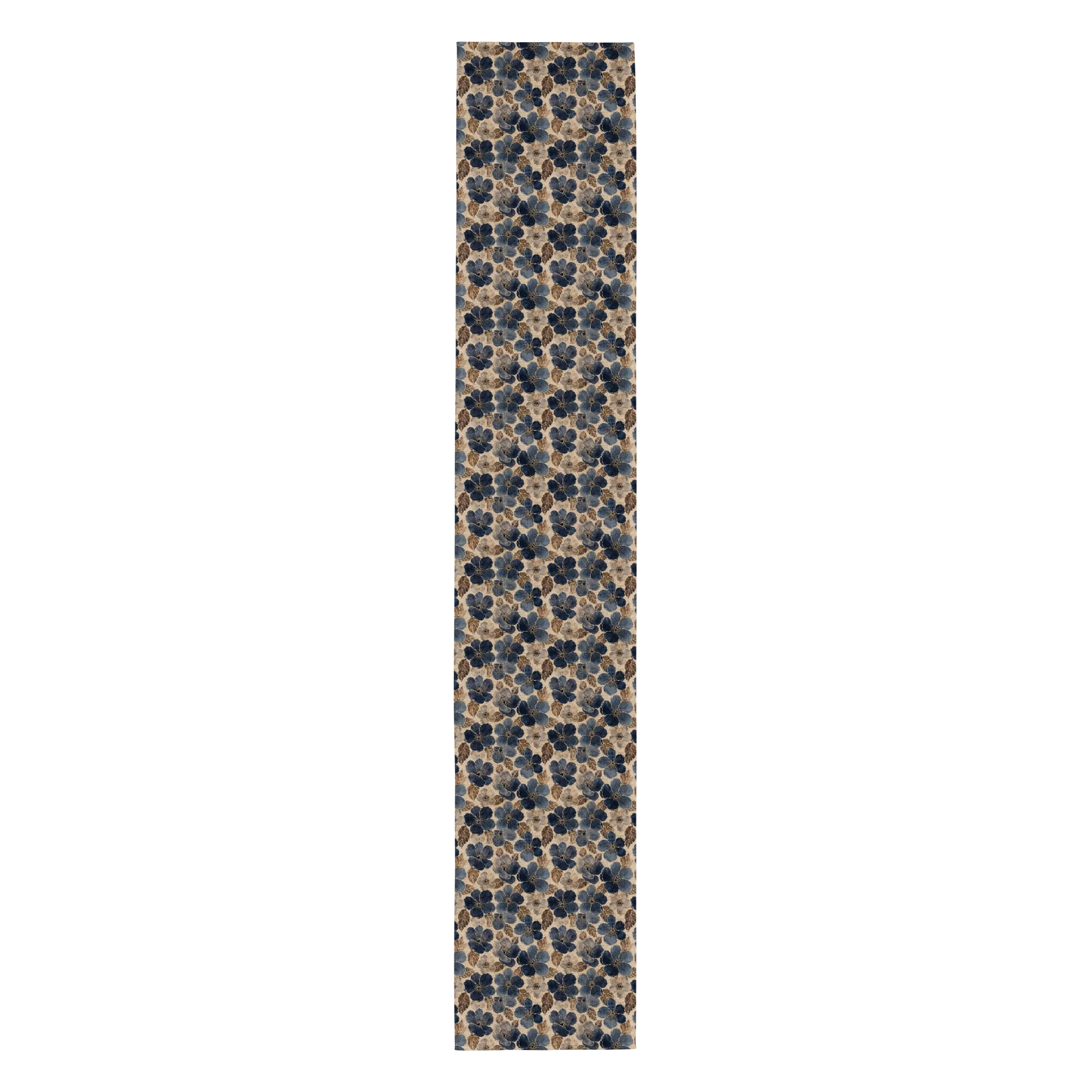 Navy and Beige Flora - Table Runner product image (3)