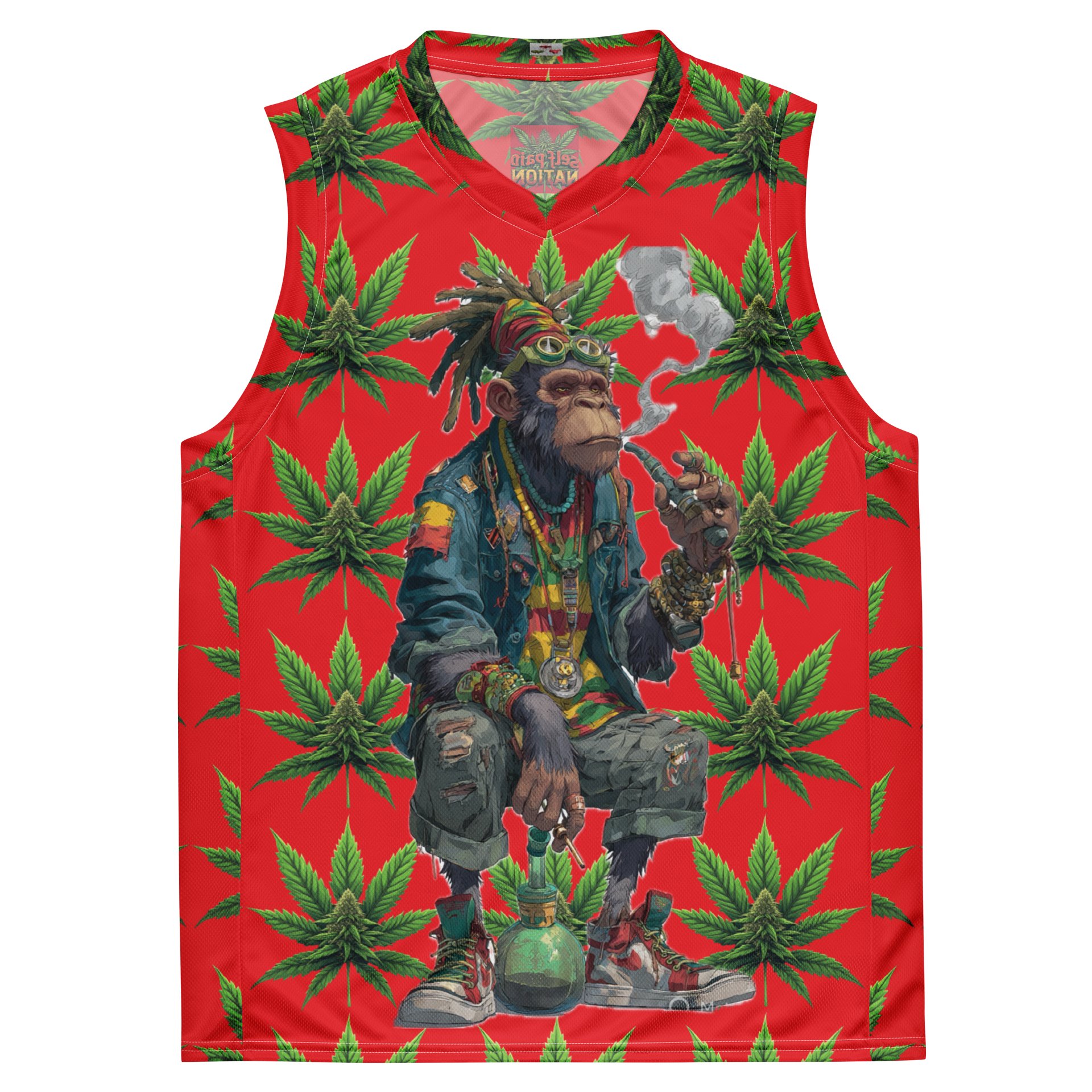 Monkey 420 Recycled Basketball Jersey product image (2)