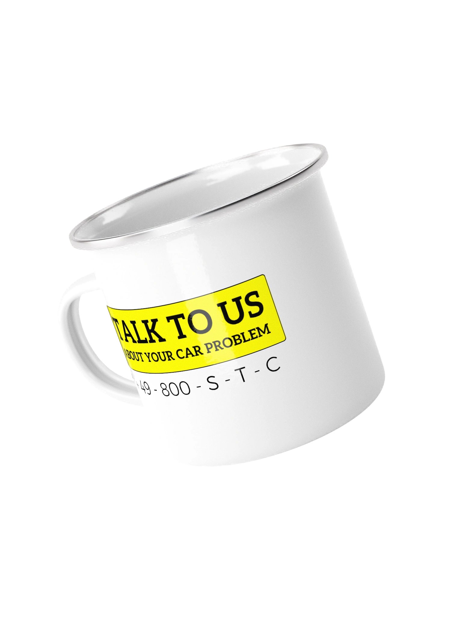 “Touge Tech Support Hotline” Enamel Mug product image (2)