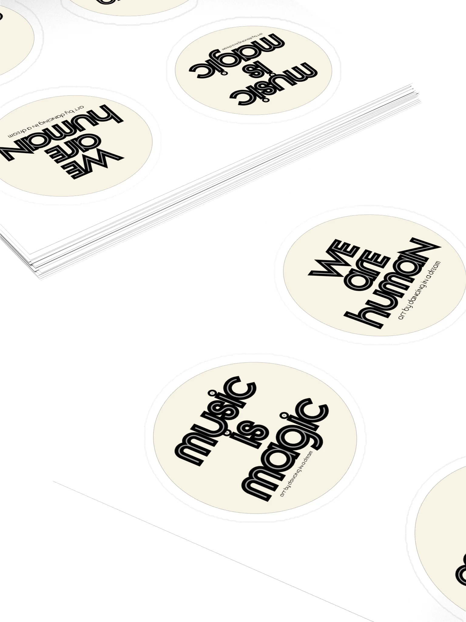 'mixed messages' stickers | 4 pk product image (4)