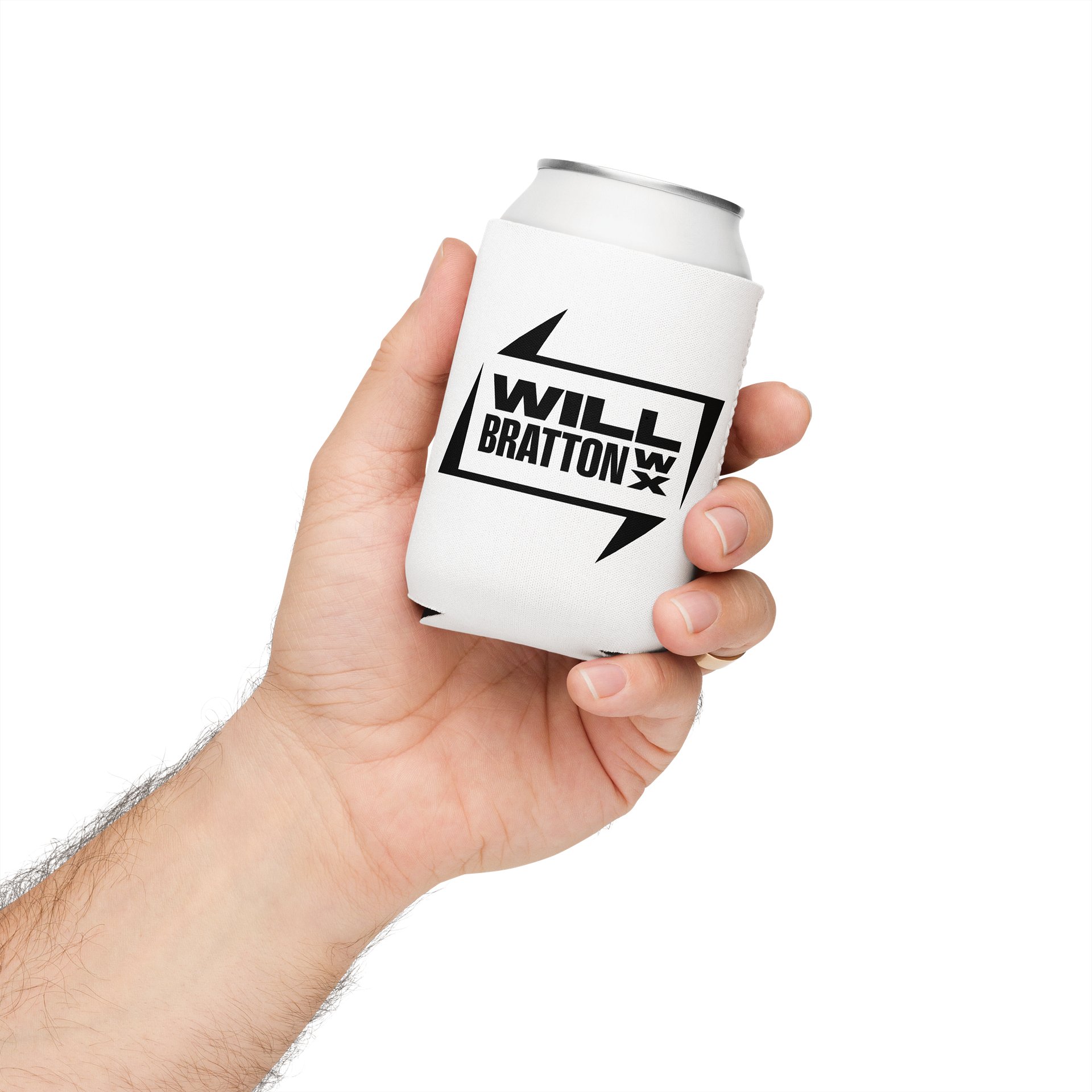 WillBrattonWx 12oz Koozie (White-out) product image (3)