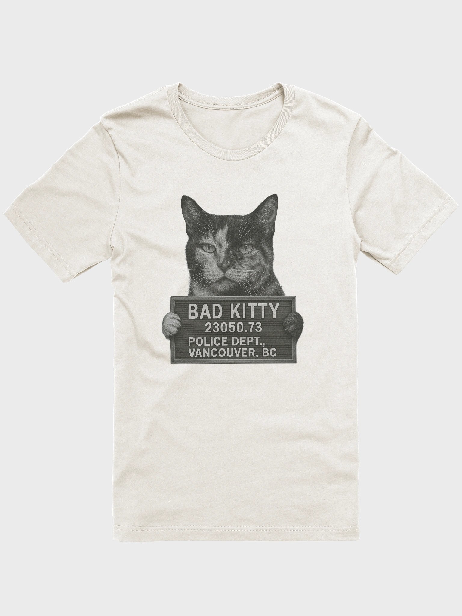 "BAD KITTY" / T-SHIRT WITH PERSONALIZED NAME product image (2)