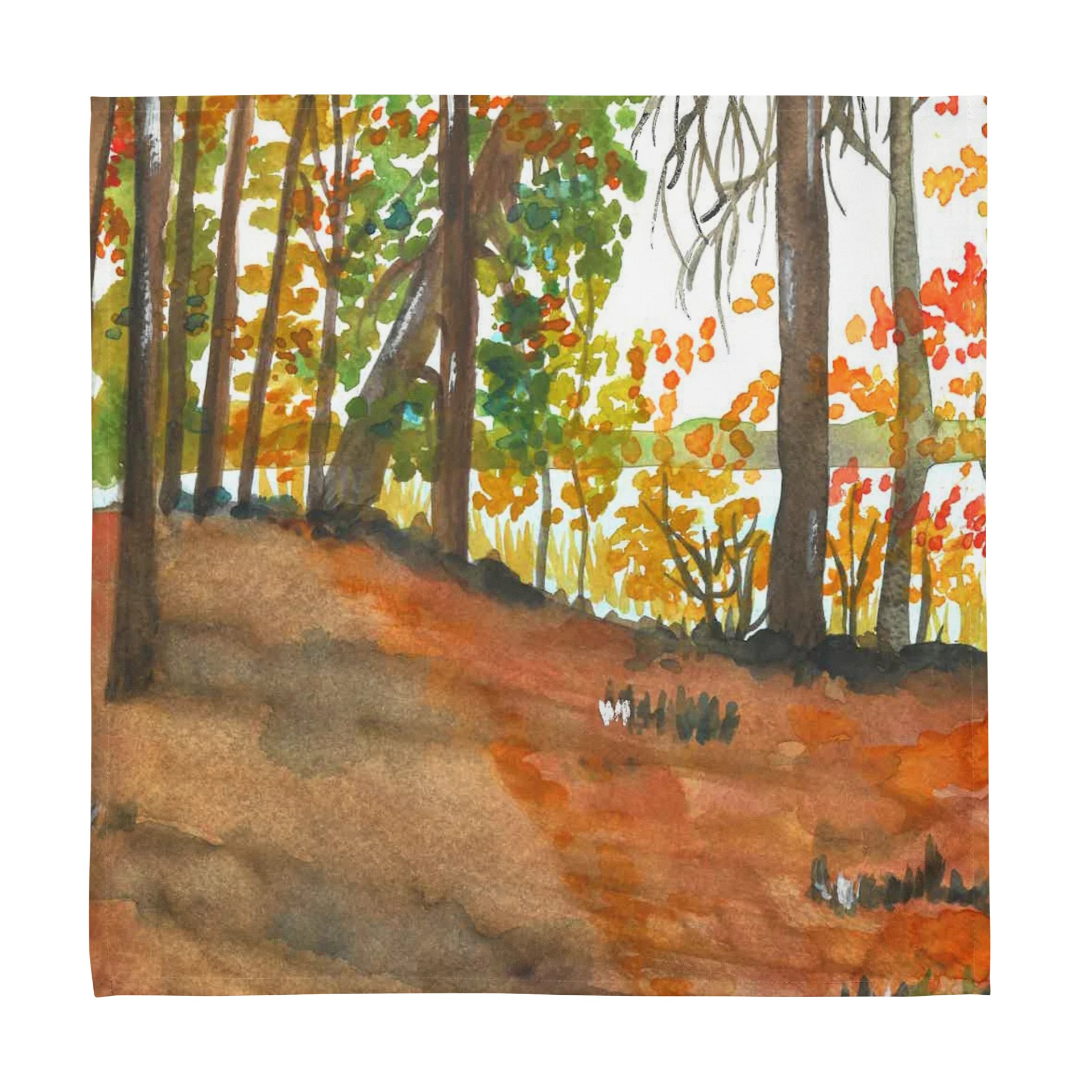 Autumn Path Cloth Napkin Set product image (3)