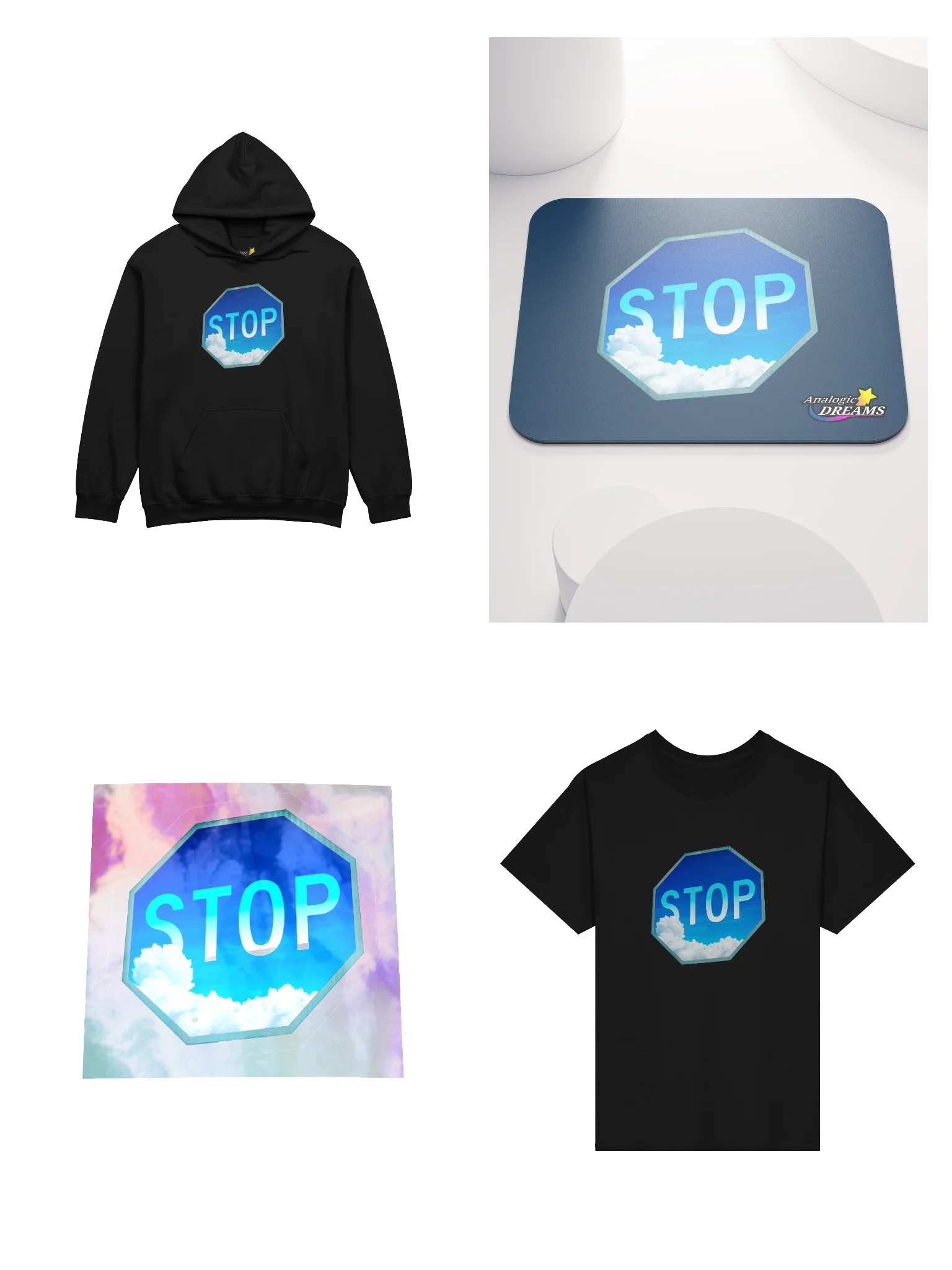 Stop Sign Clouds Bundle product image (1)