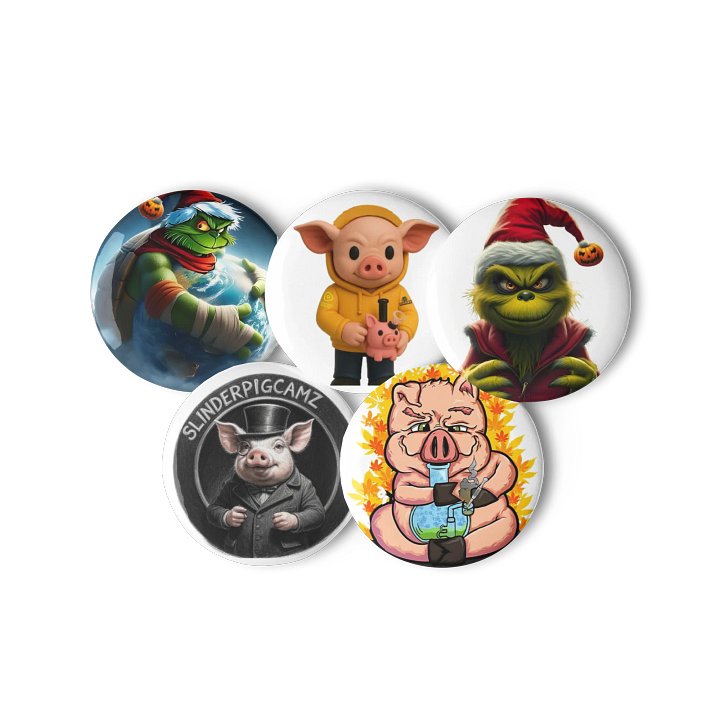 GrinchyGamer101 X SlinderPigCamz Pin Bundle set product image (3)