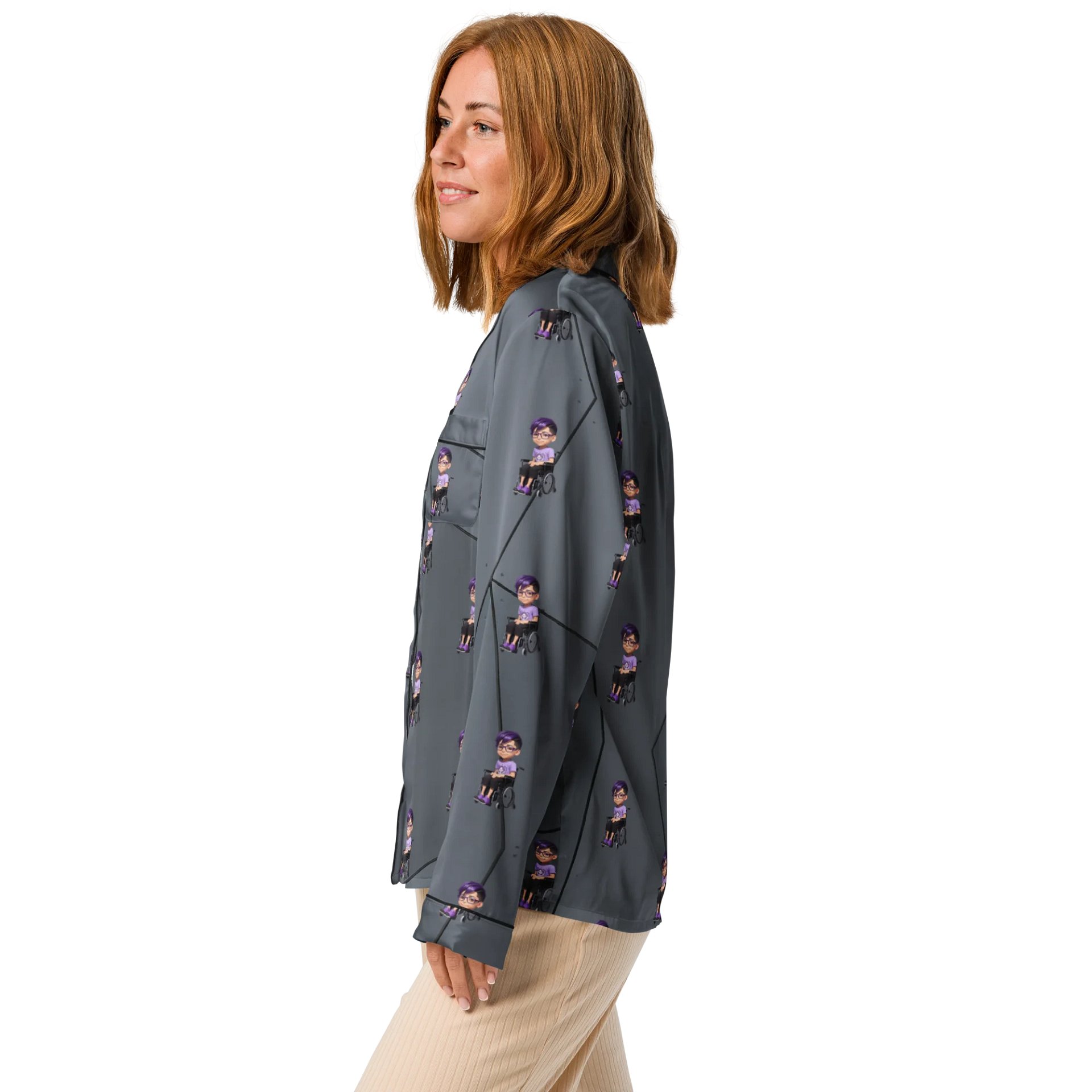 Enigma Women's Long Sleeve Pajama Top product image (4)