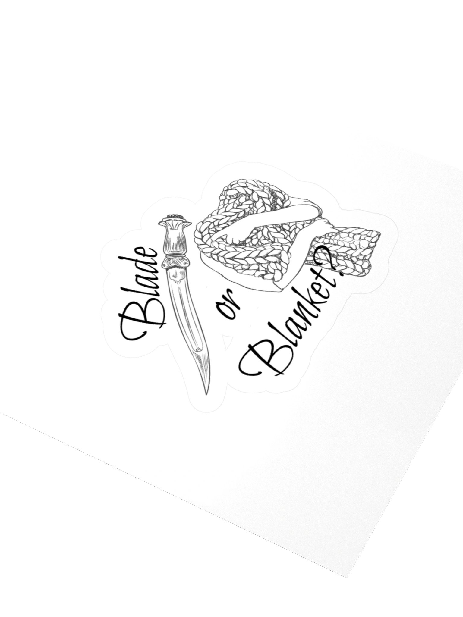 Blade or Blanket Sticker product image (3)