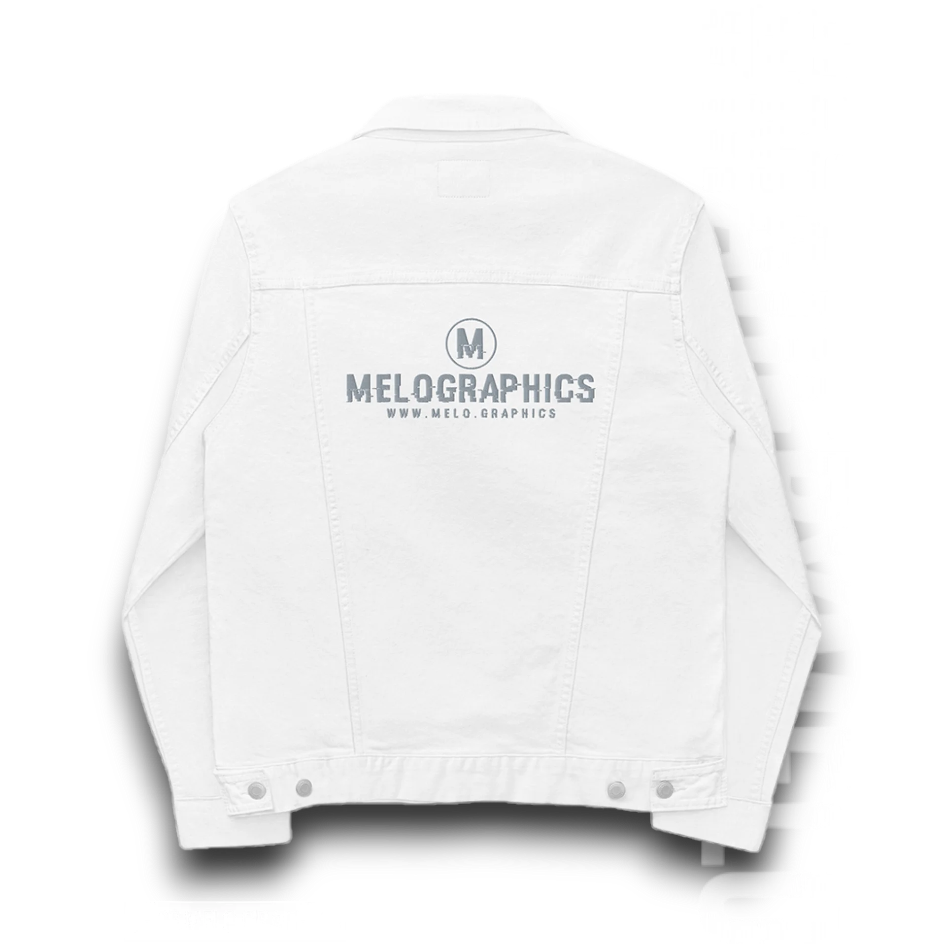 Rated M: Grey Stitched - Denim Jacket | #MadeByMELO product image (6)