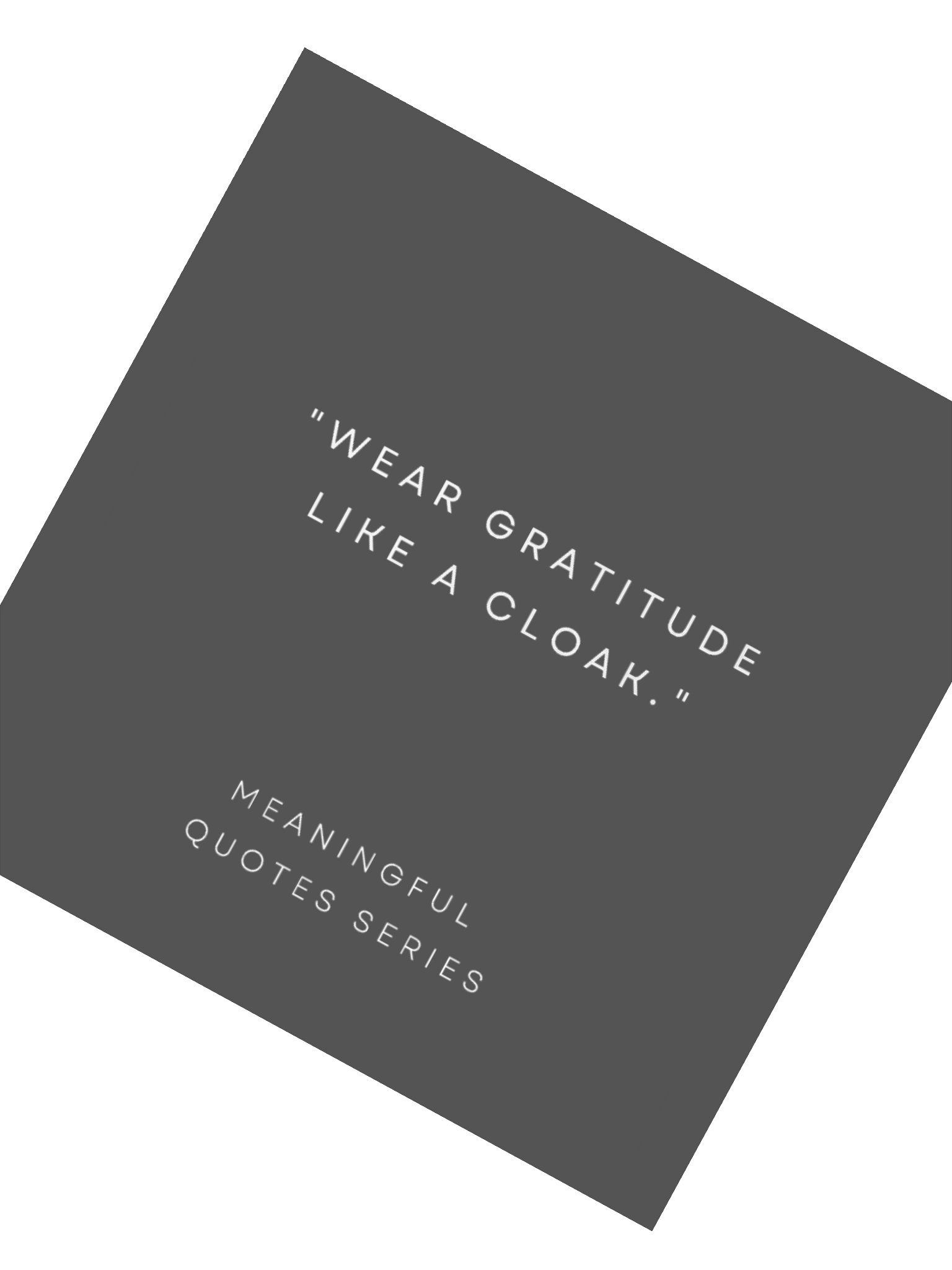 Wear Gratitude Like A Cloak. product image (2)