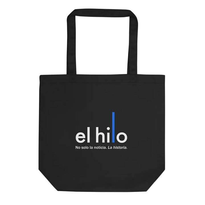 El hilo - Tote bag - Black L azul product image (1)