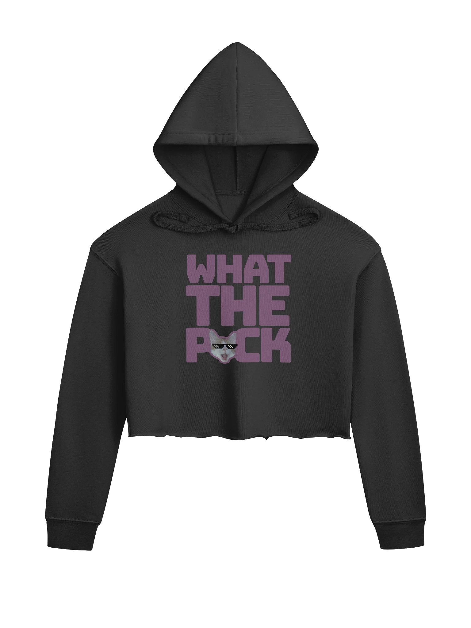 What The Puck Cropped Hoodie! product image (1)