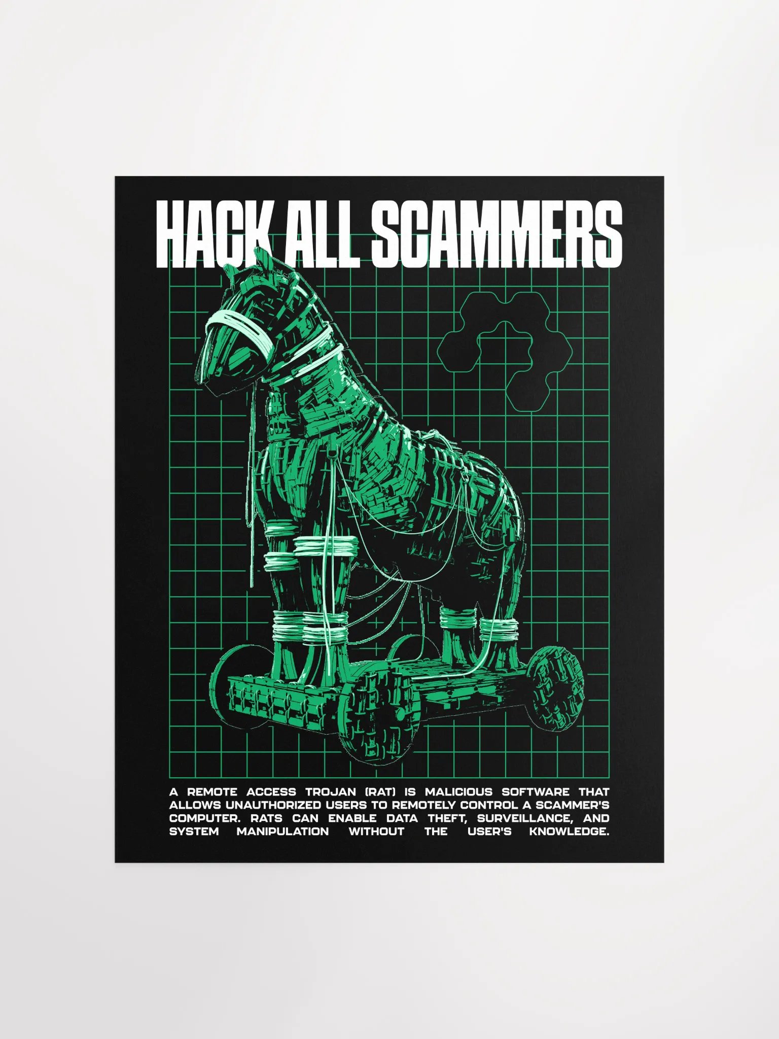 Hack All Scammers Poster product image (1)
