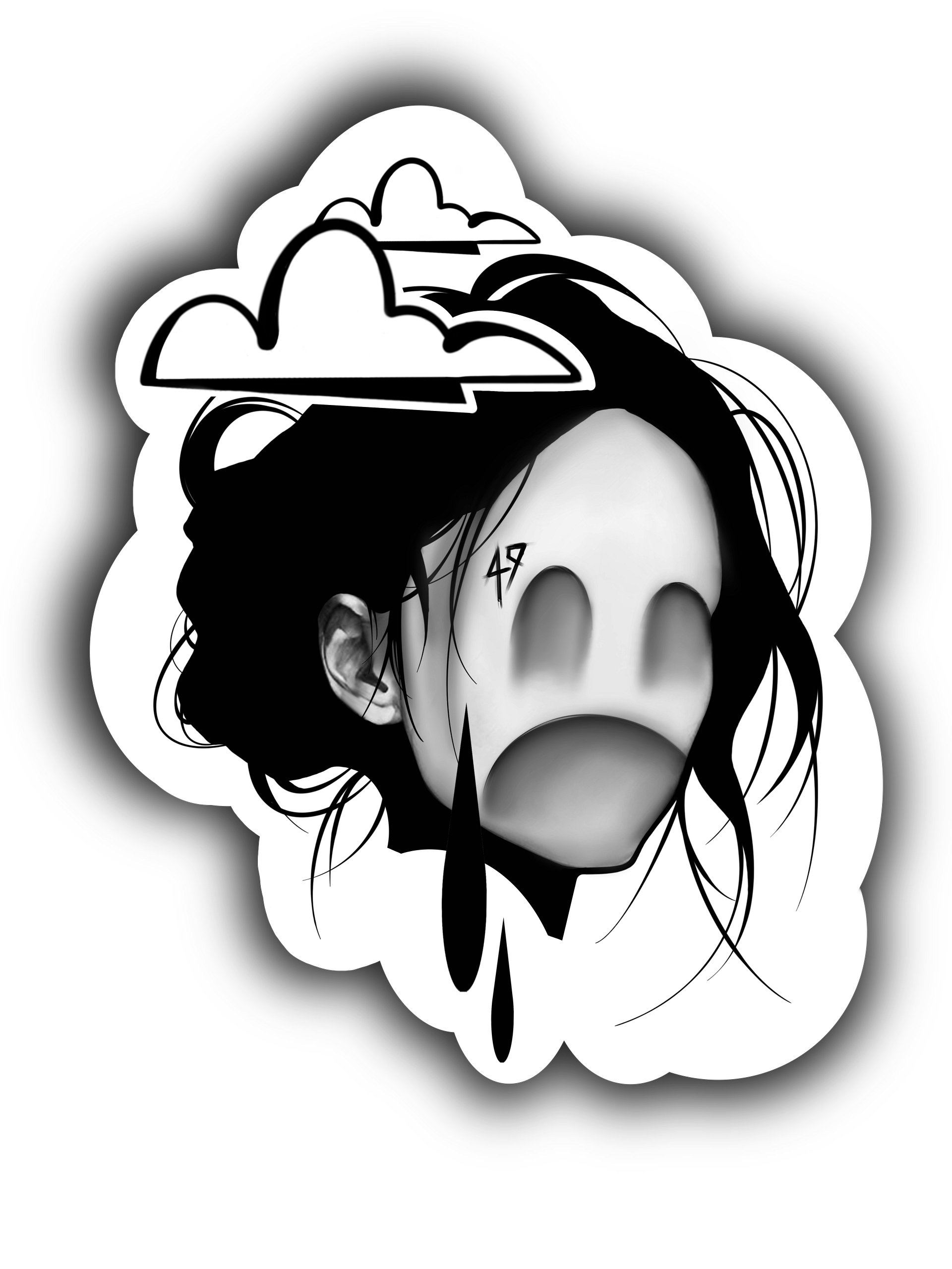 Printed Tee - "49th Curse" product image (31)