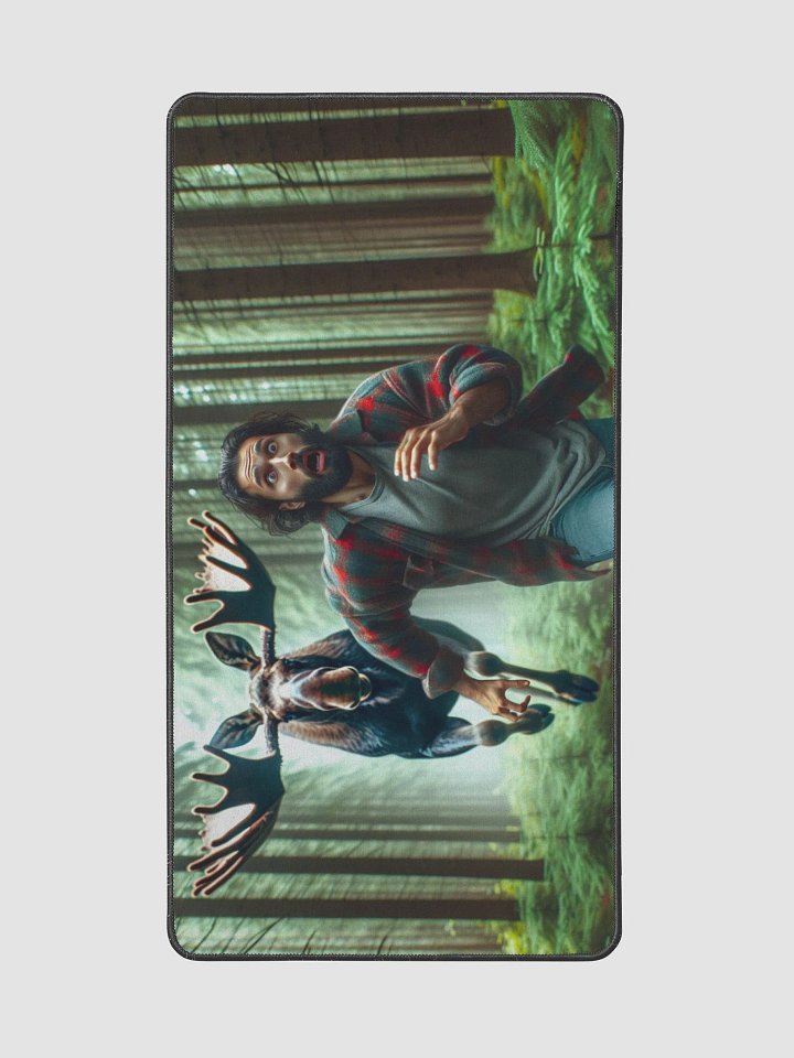 Chase Through the Woods Desk Mat product image (2)