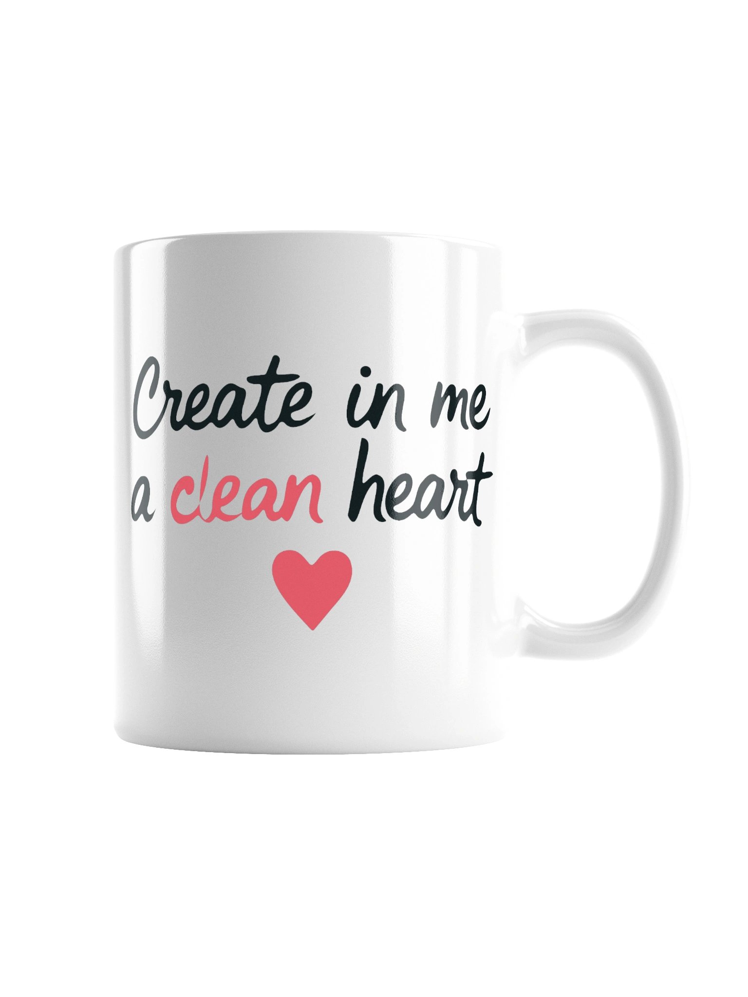 Create in Me a Clean Heart Bible Verse Mug product image (5)
