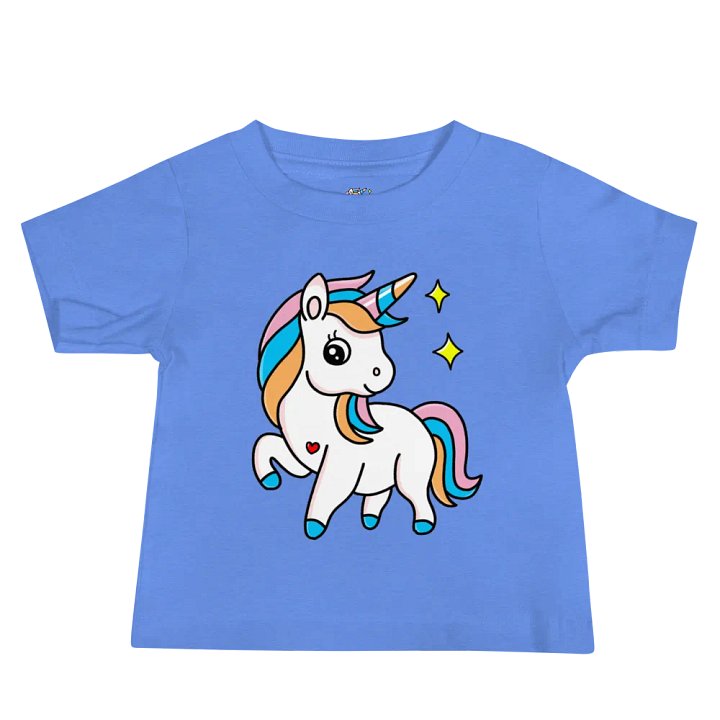 Rainbow Unicorn Baby Tee product image (4)