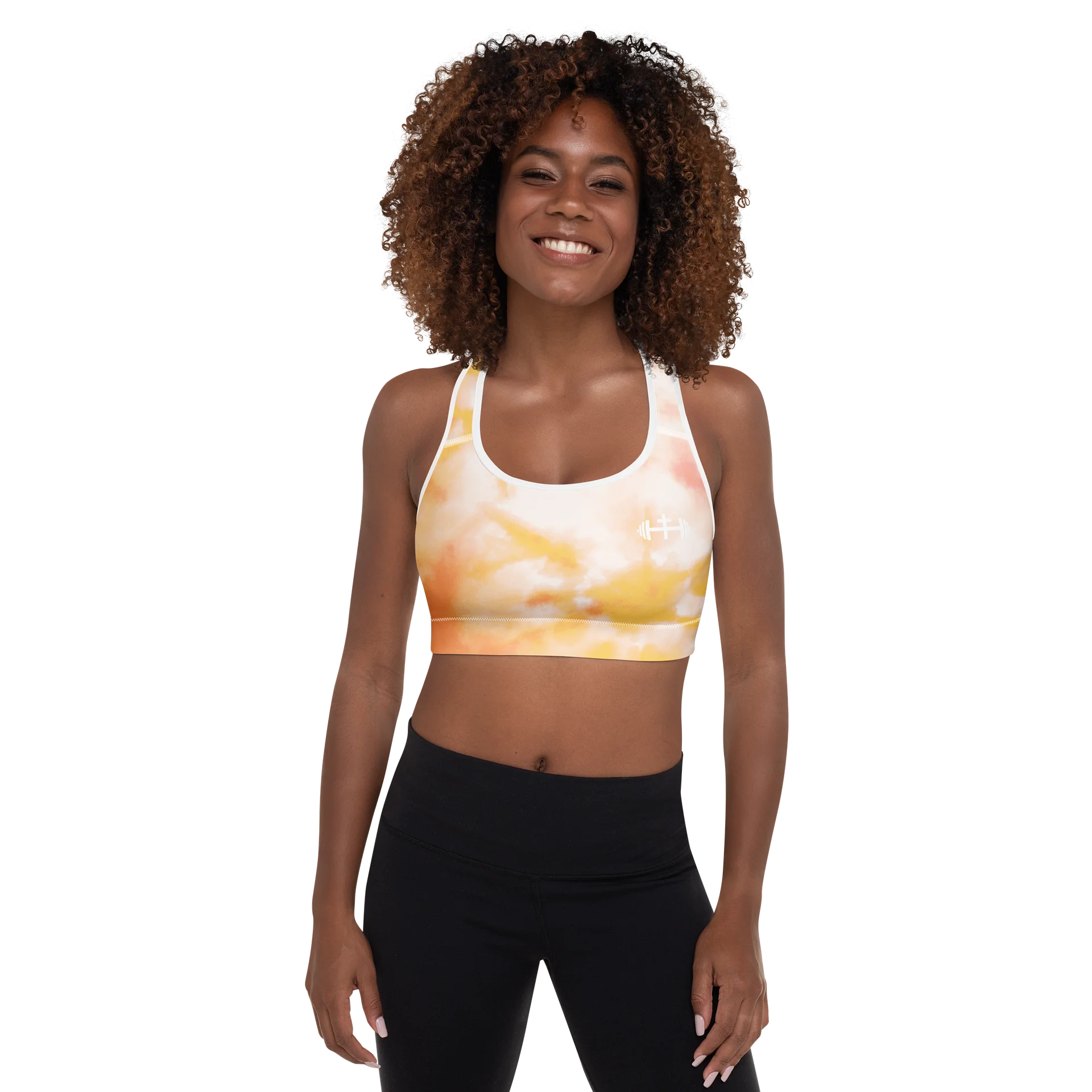 His House Womens Padded Sports Bra - Sunray product image (1)