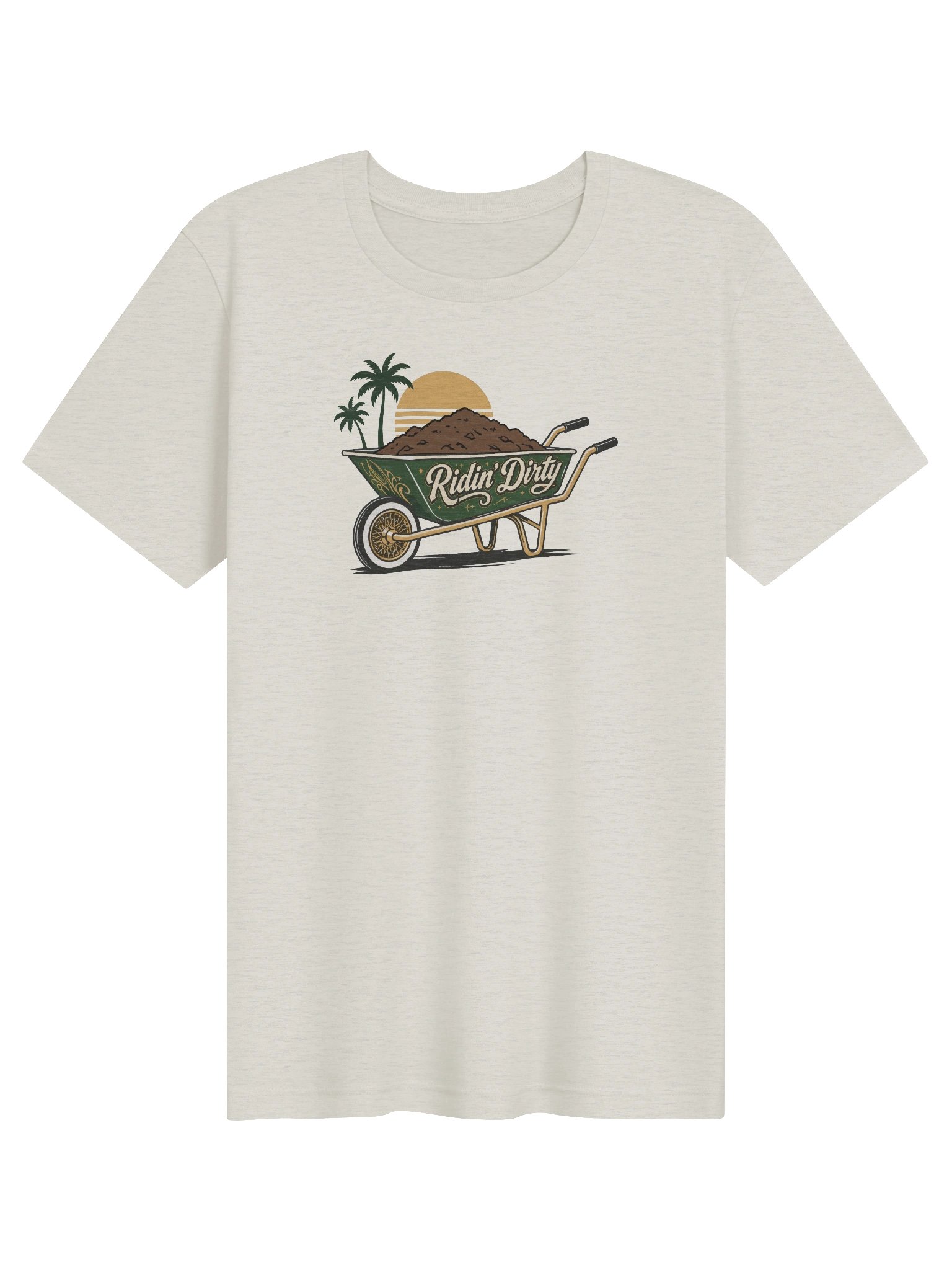 Ridin' Dirty Wheelbarrow Soft T-Shirt product image (1)