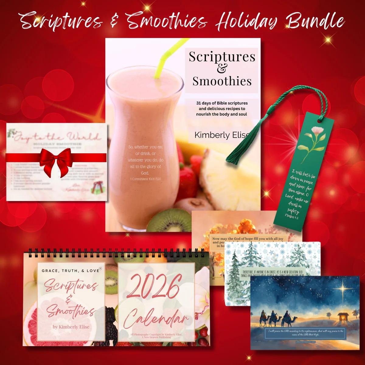 Scriptures & Smoothies Holiday Bundle - HARDCOVER product image (1)