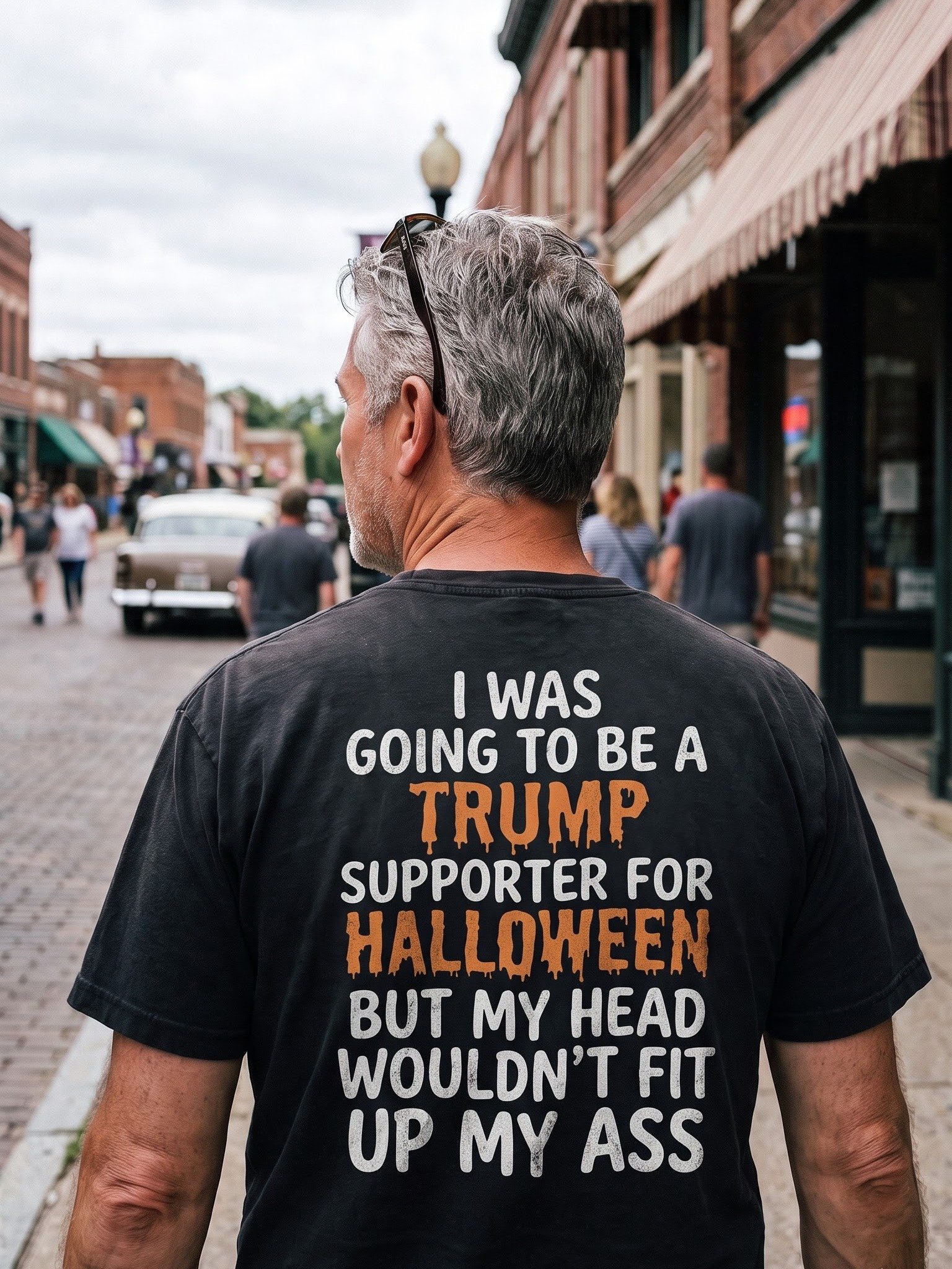 Funny Trump Supporter Halloween T-Shirt - Political Sarcasm Unisex Tee product image (1)