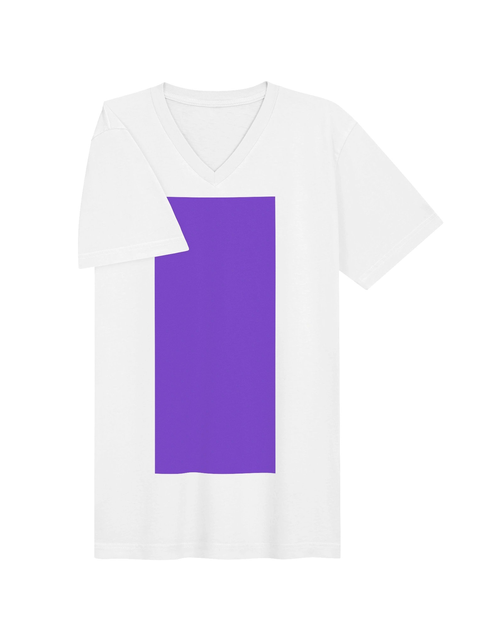 The Foundation Collection | Purple | Bella+Canvas Short Sleeve V-Neck Jersey T-Shirt product image (3)