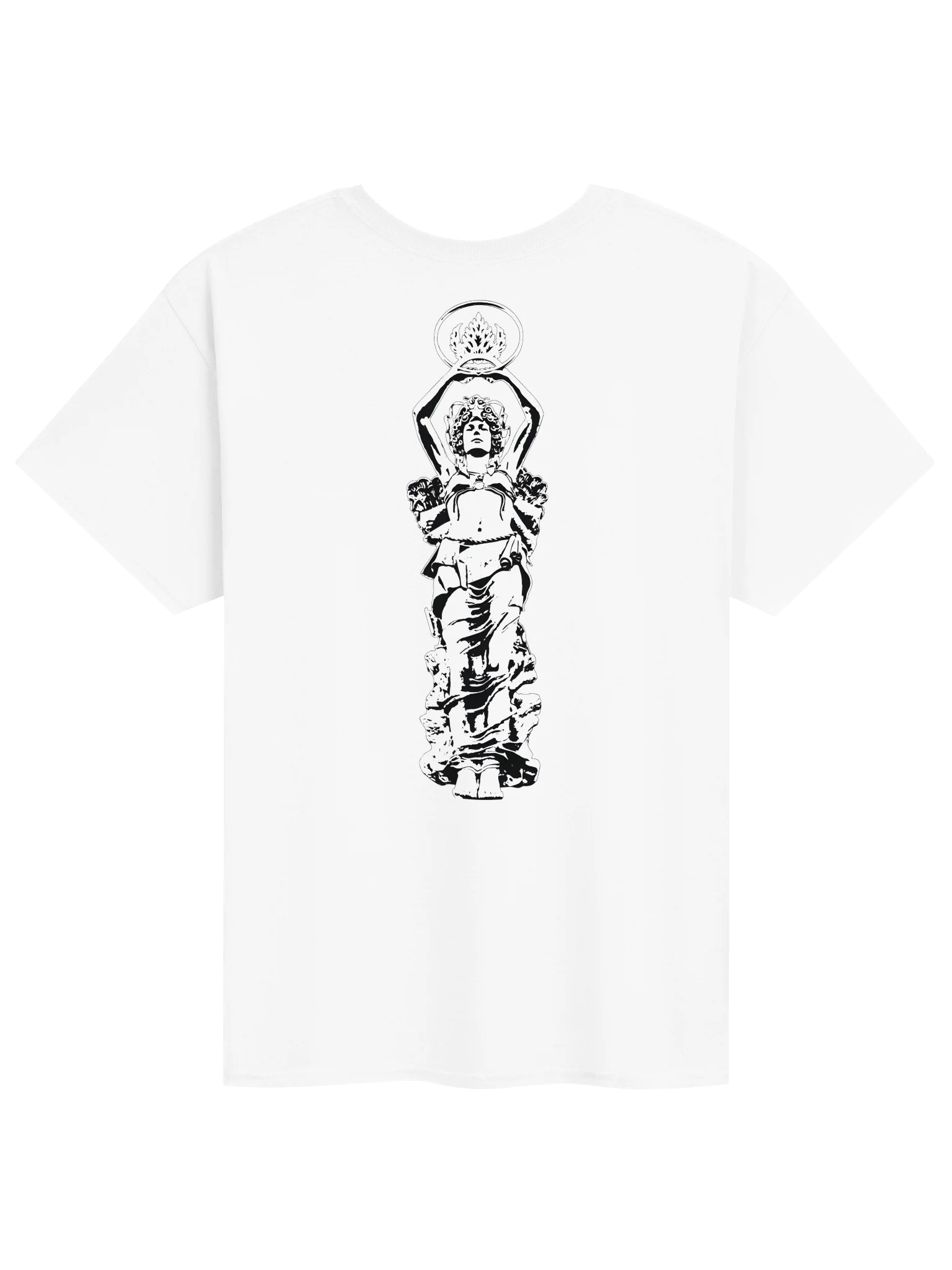 Statue Logo T-Shirt (Black Logo) product image (2)