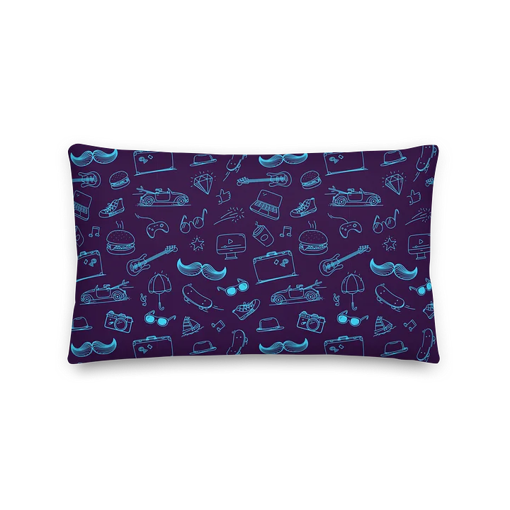 Hipster Bold Retro Futuristic Premium Pillow product image (5)
