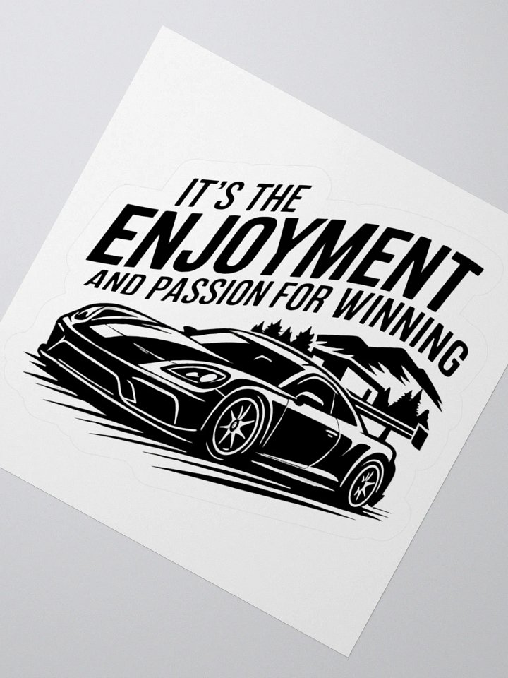 It’s the enjoyment and passion for winning – GT3 Kiss Cut Sticker product image (5)