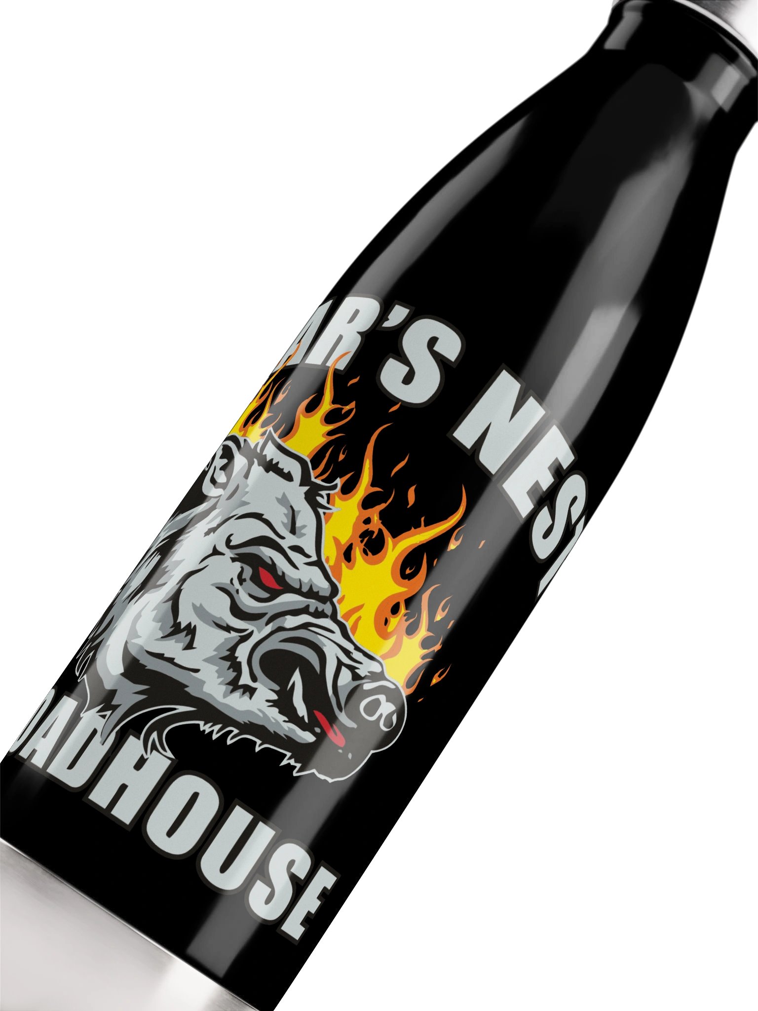Flaming Boar Stainless Steel Water Bottle product image (10)