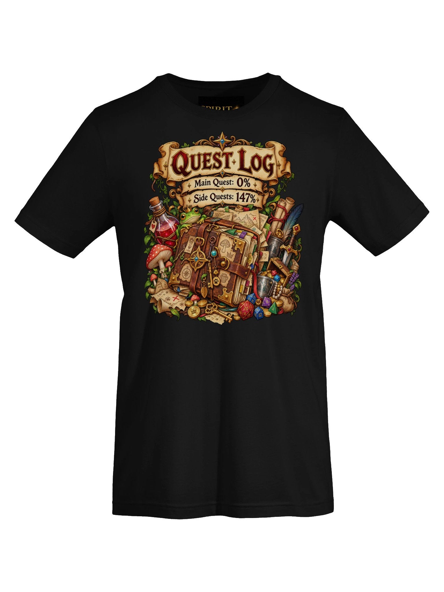 Quest Log Adventure RPG Tee product image (46)